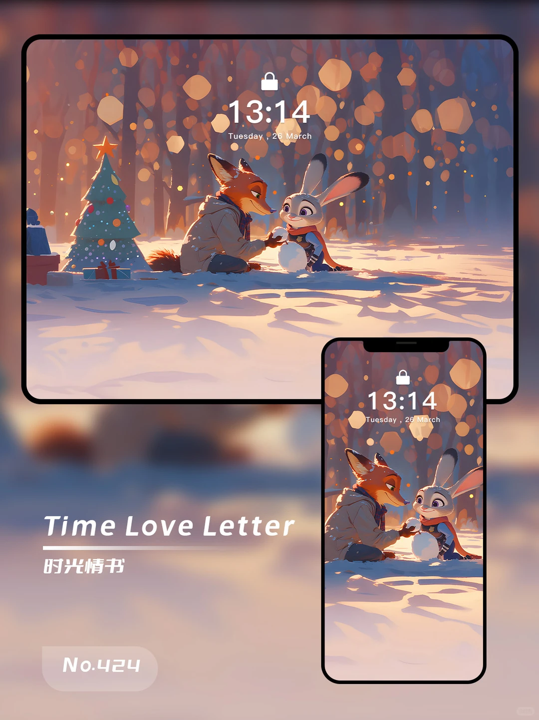 每日壁纸424丨疯狂动物城·尼克朱迪（2套）