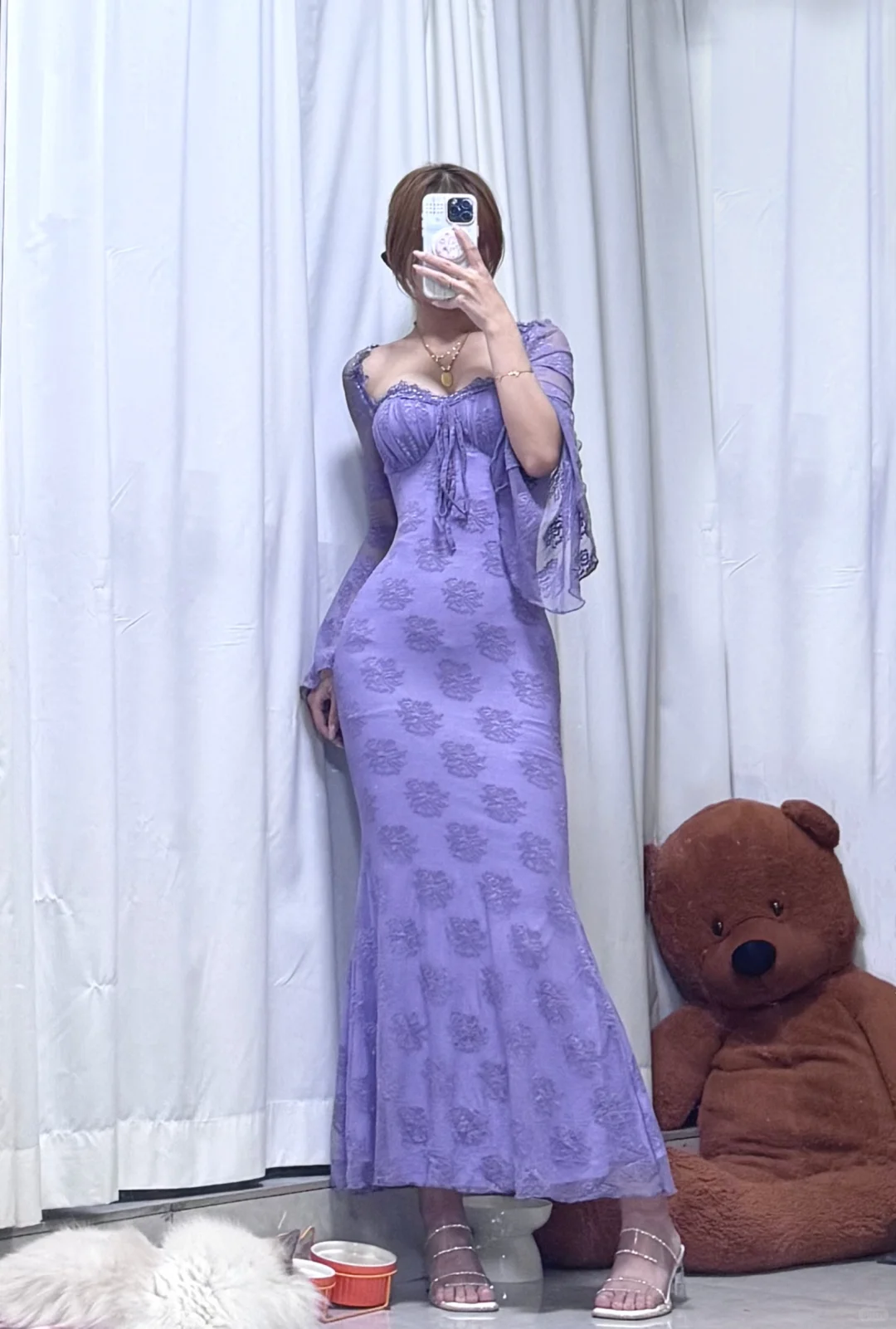 163/86 腰围53 ▏妹妹说的没错紫色很有韵味