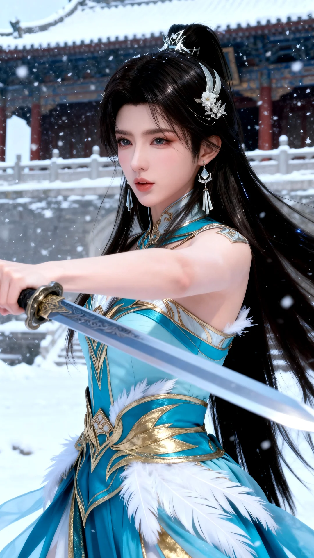 国漫女神｜萧薰儿斗破苍穹AI二次元动漫壁纸