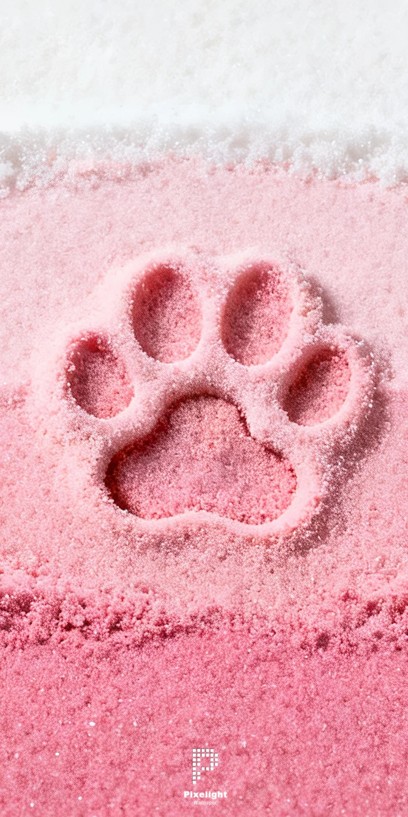 粉粉嫩嫩的ins风猫爪壁纸～