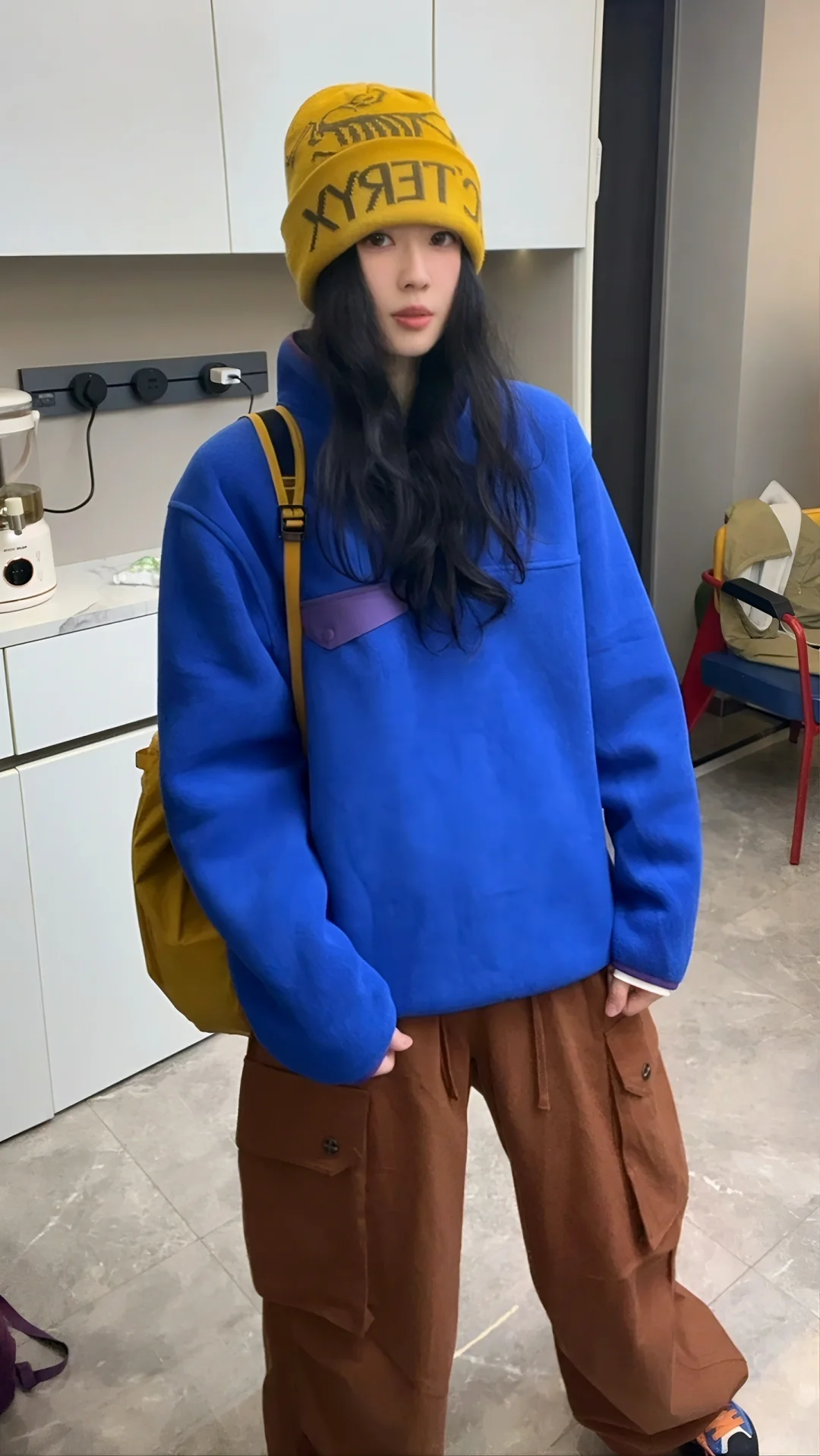 蓝紫配色的秋天真的好舒服🍂