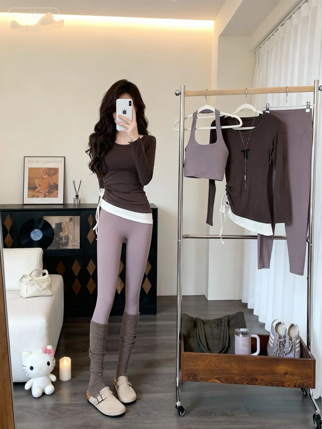 170/90瑜伽服ootd 美美去上普拉提～