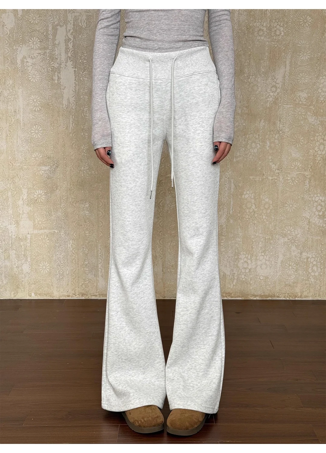 Athflow新物种！这条微喇瑜伽裤居然能加绒