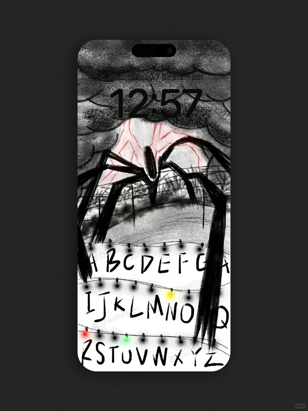 371｜创意动态壁纸 《怪奇物语》的字母灯