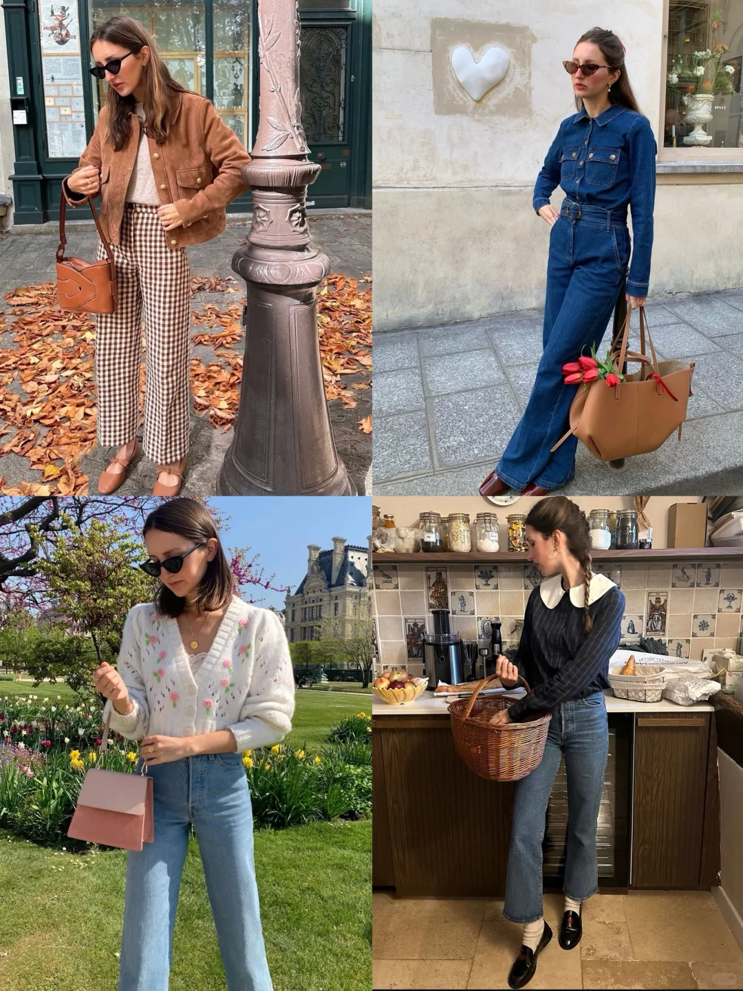 爱惨了法式复古穿搭！ootd