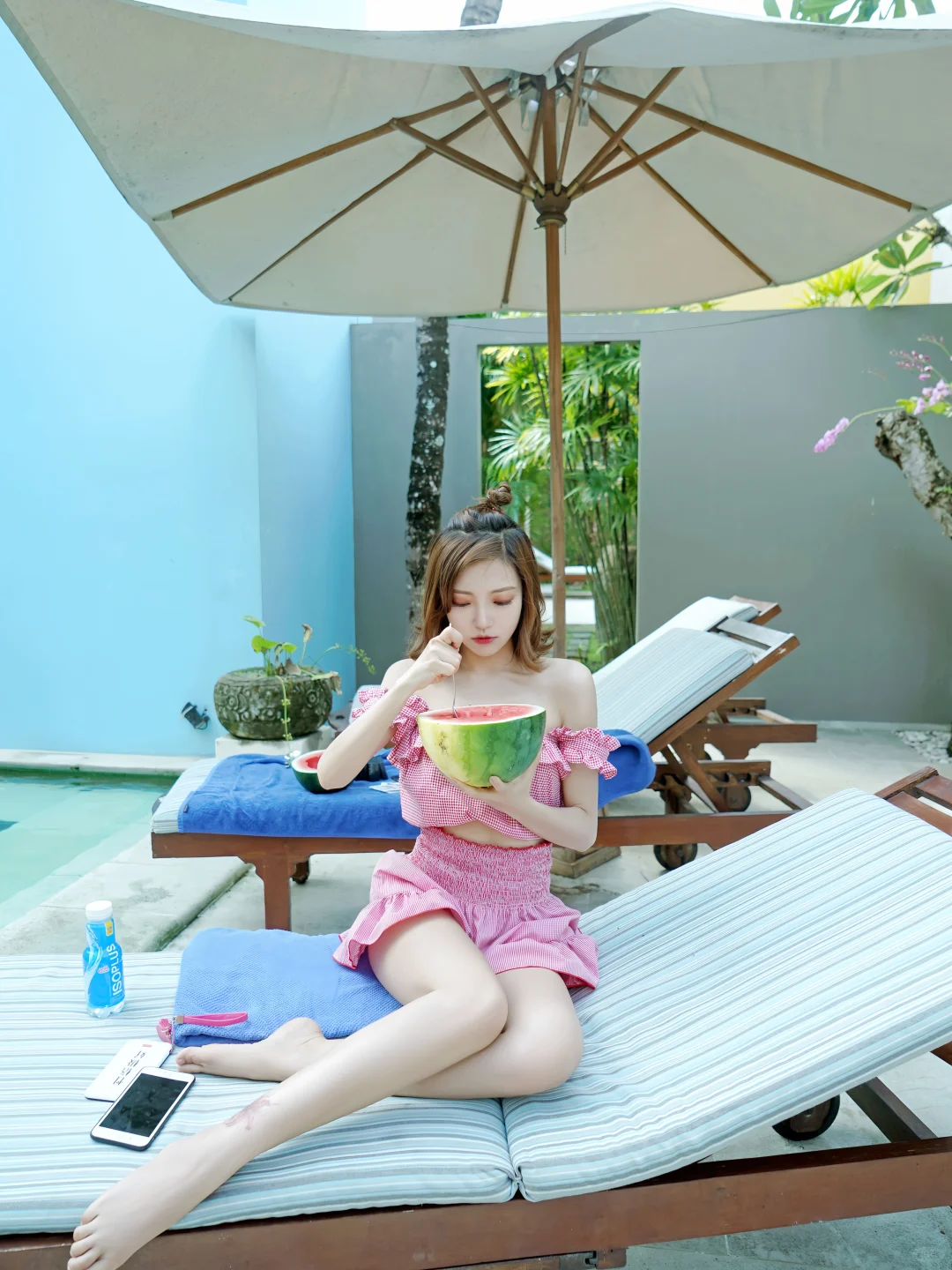 【粉黛阁477】 新泳衣新泳池新夏天🍉