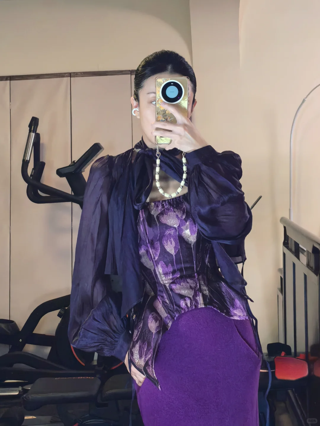 lanyi家曼珠沙华盘活衣柜里各种紫色单品