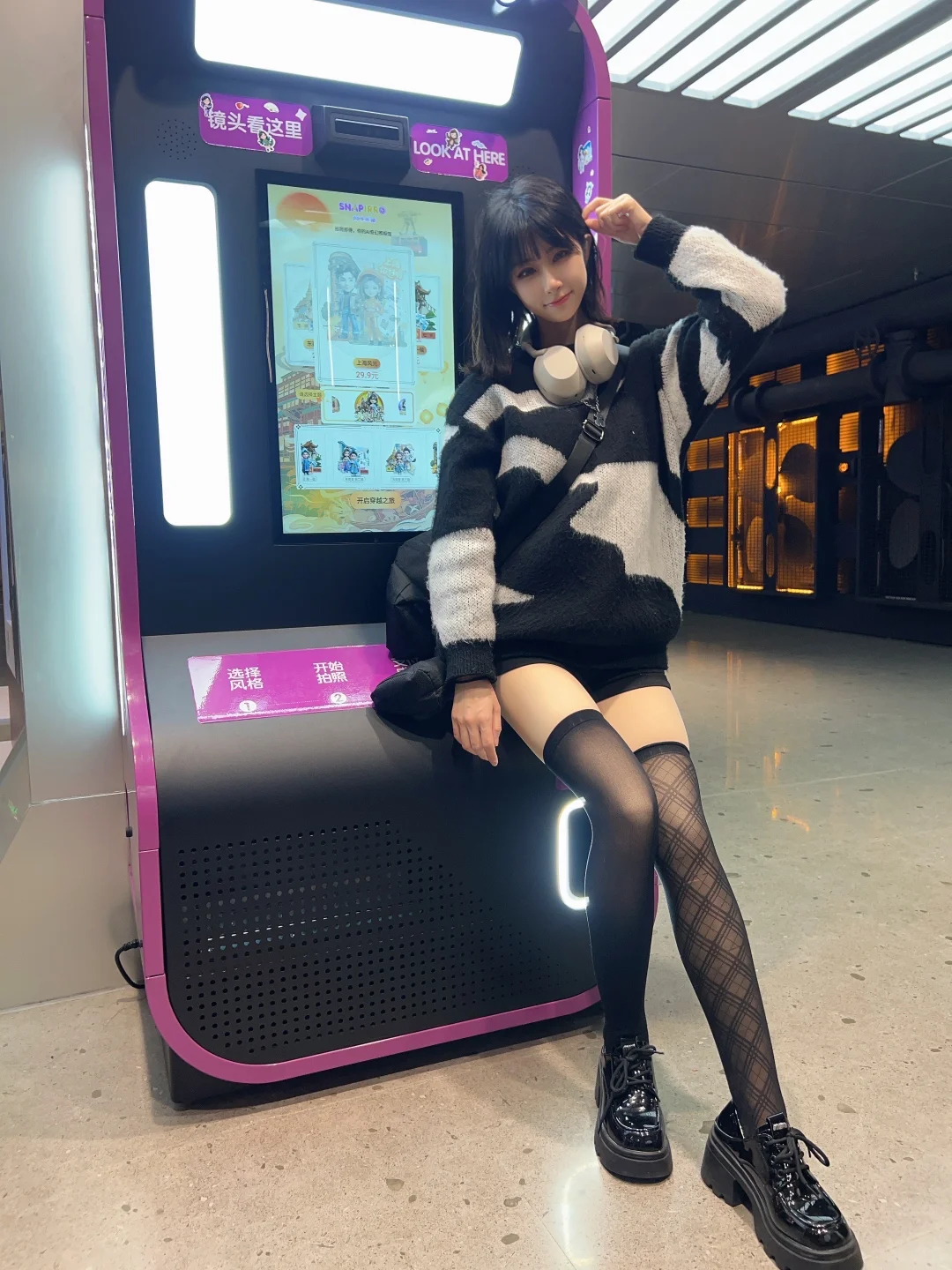 有人说长筒袜和我很配，本少女采纳啦