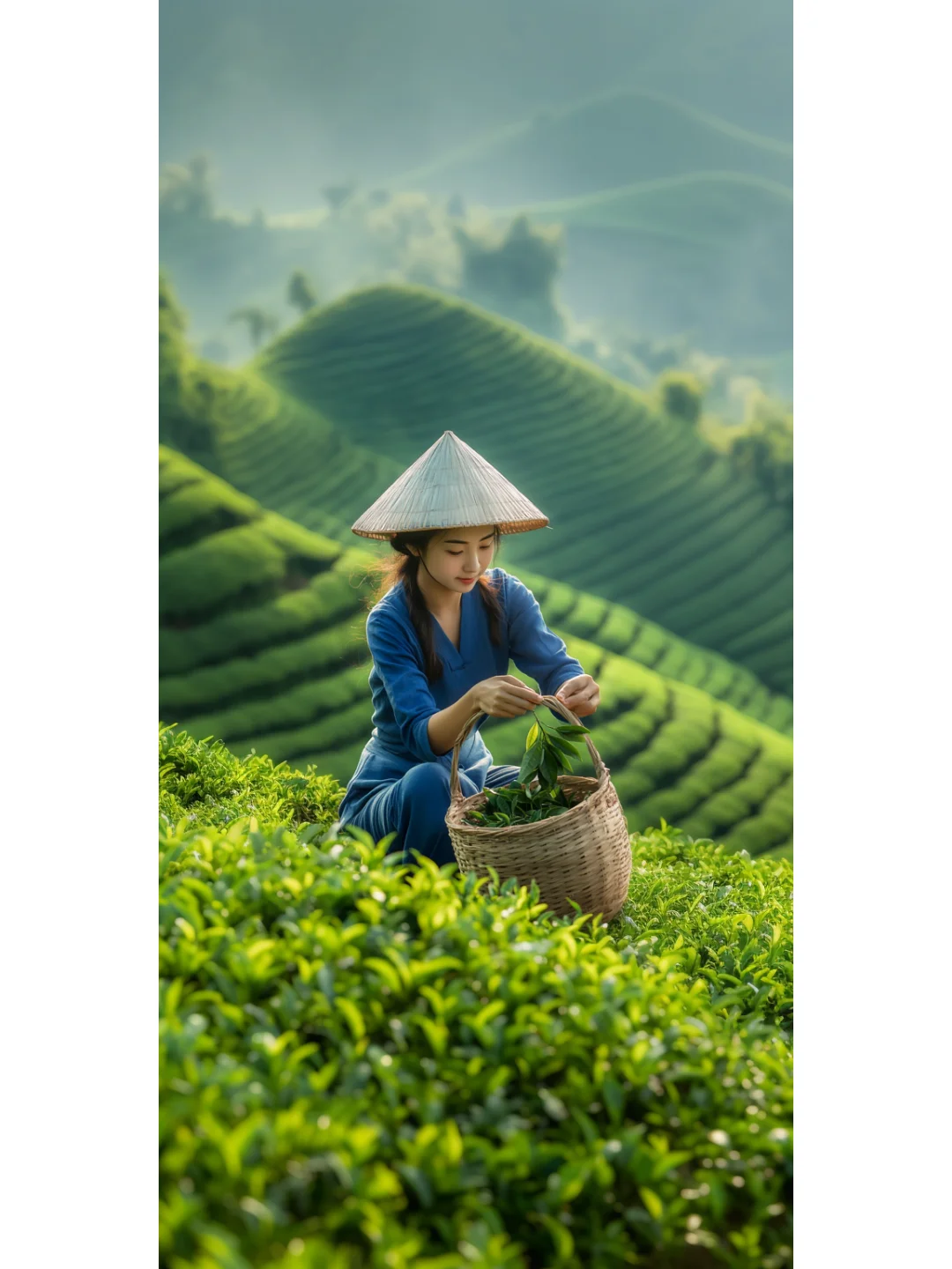 茶园悦色~采茶女的故事文案和图片分享