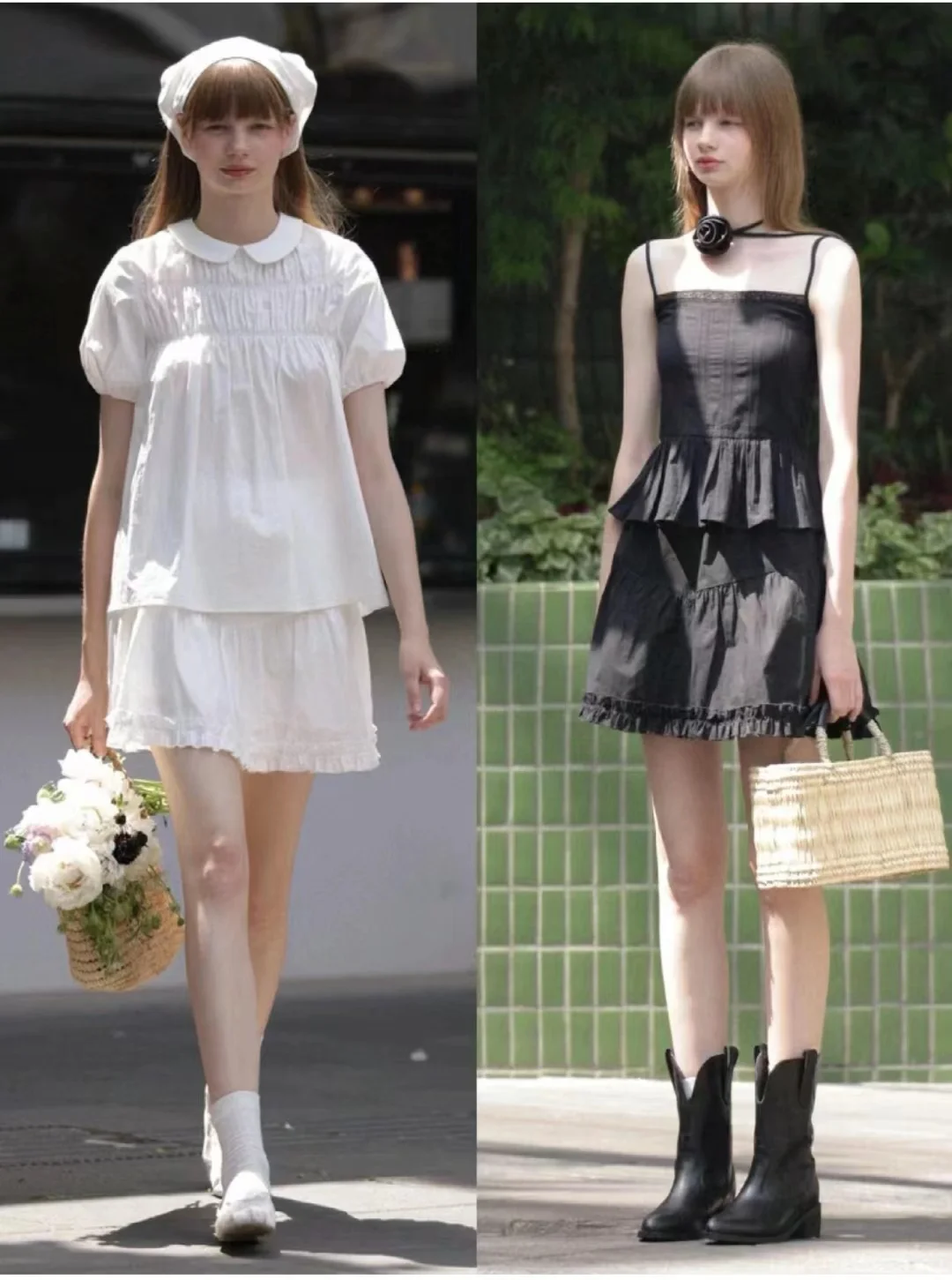 文艺知识分子法式复古艺术系女生不费力穿搭