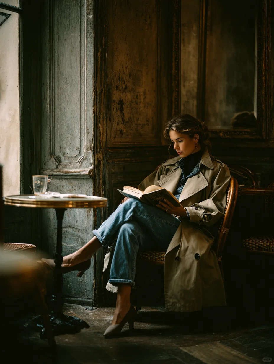 复古风穿搭，法式氛围感拿捏，秋天的松弛感