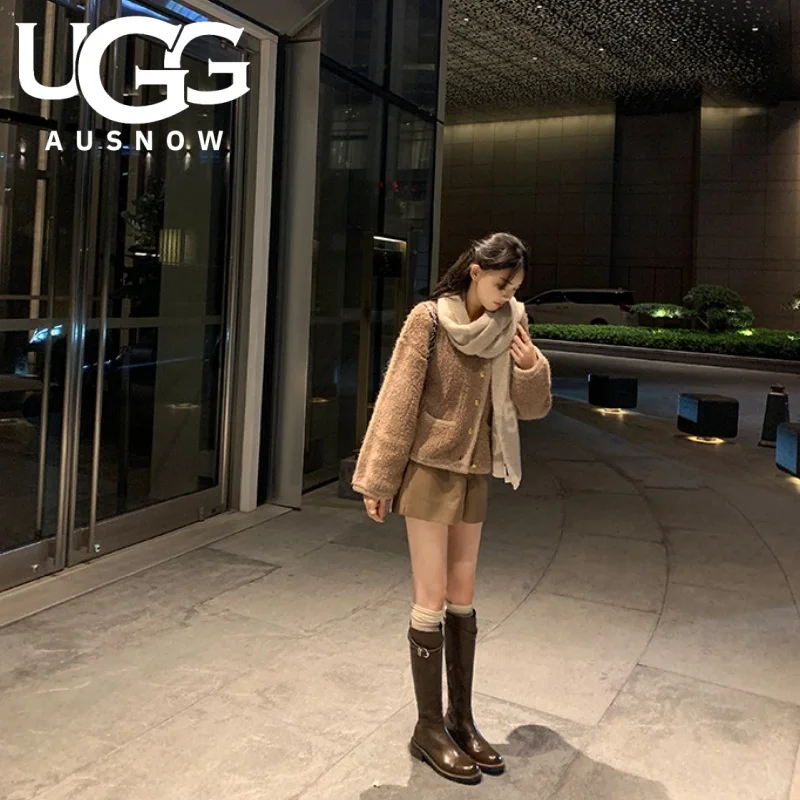 👢UGG复古骑士靴来啦！百搭不挑人～