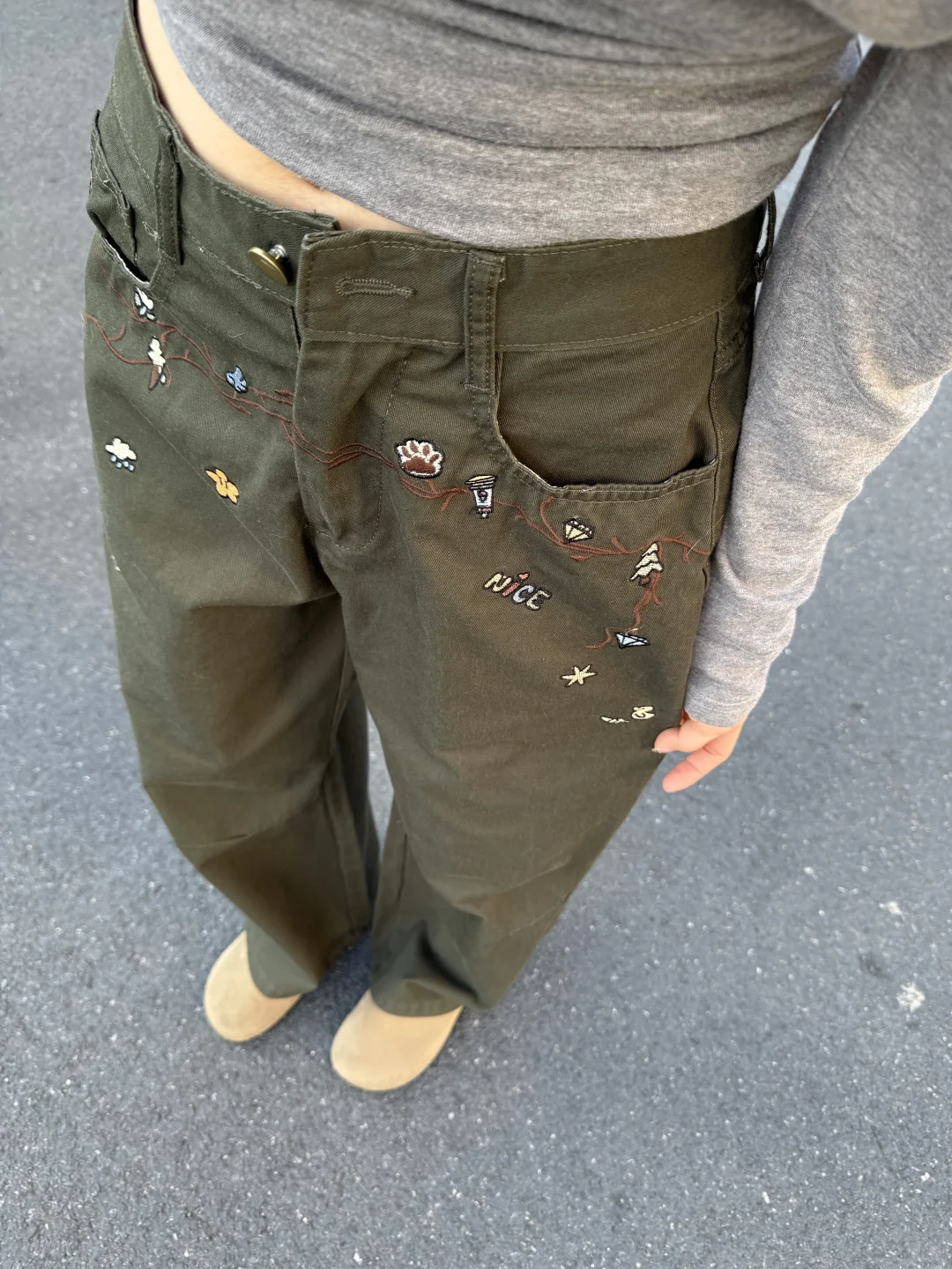 毫不费力的花卉裤子🧺休闲慵懒感谁懂！！