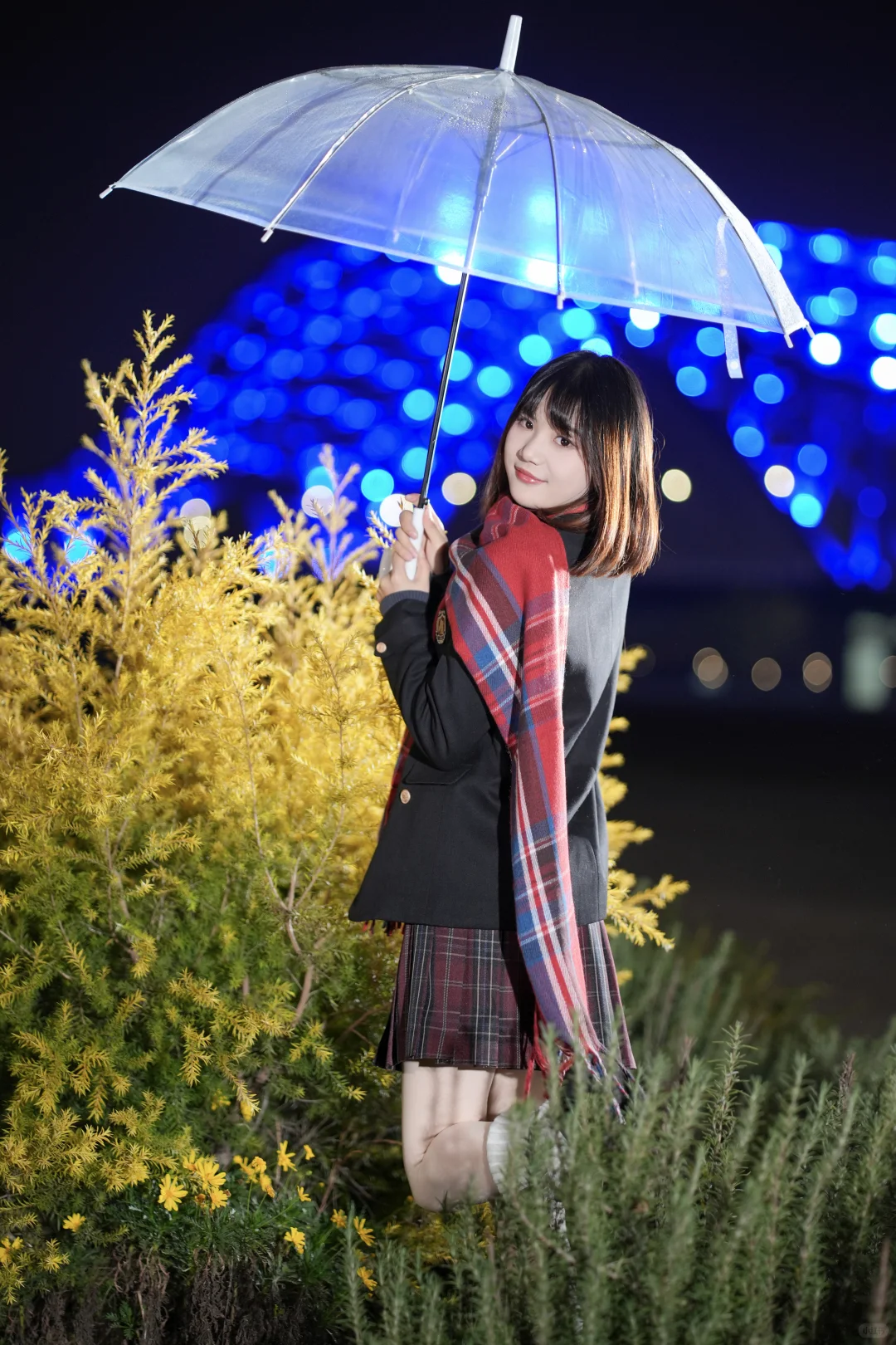 甜妹统治世界｜冬日夜景JK