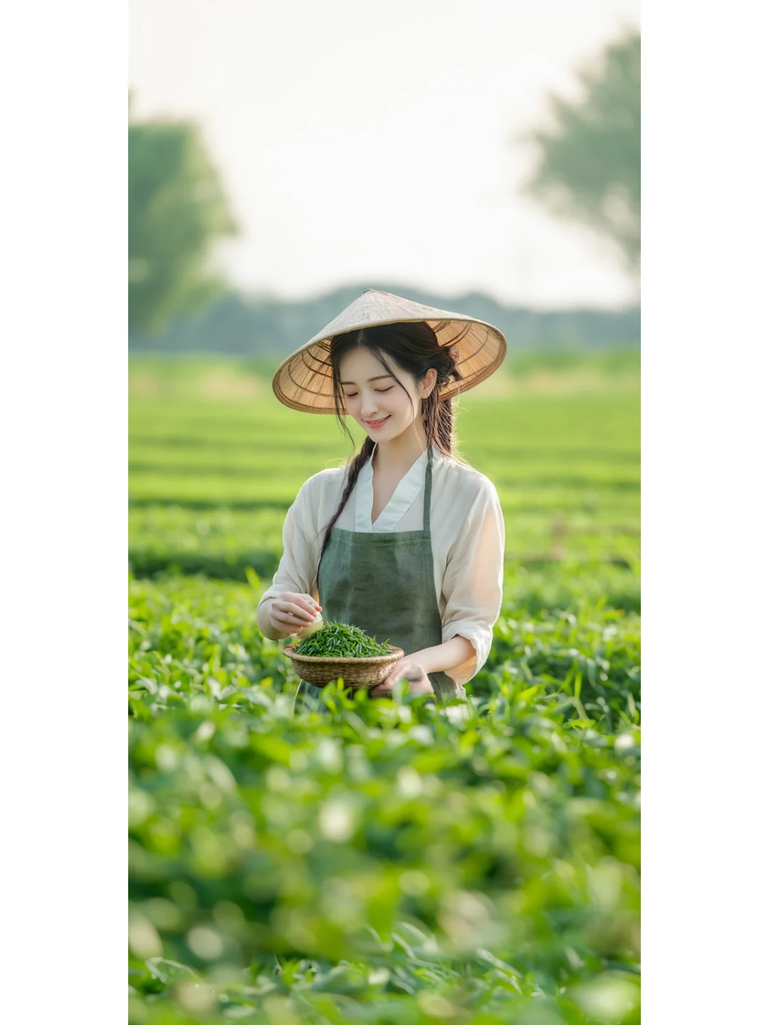 茶园悦色~采茶女的故事文案和图片分享