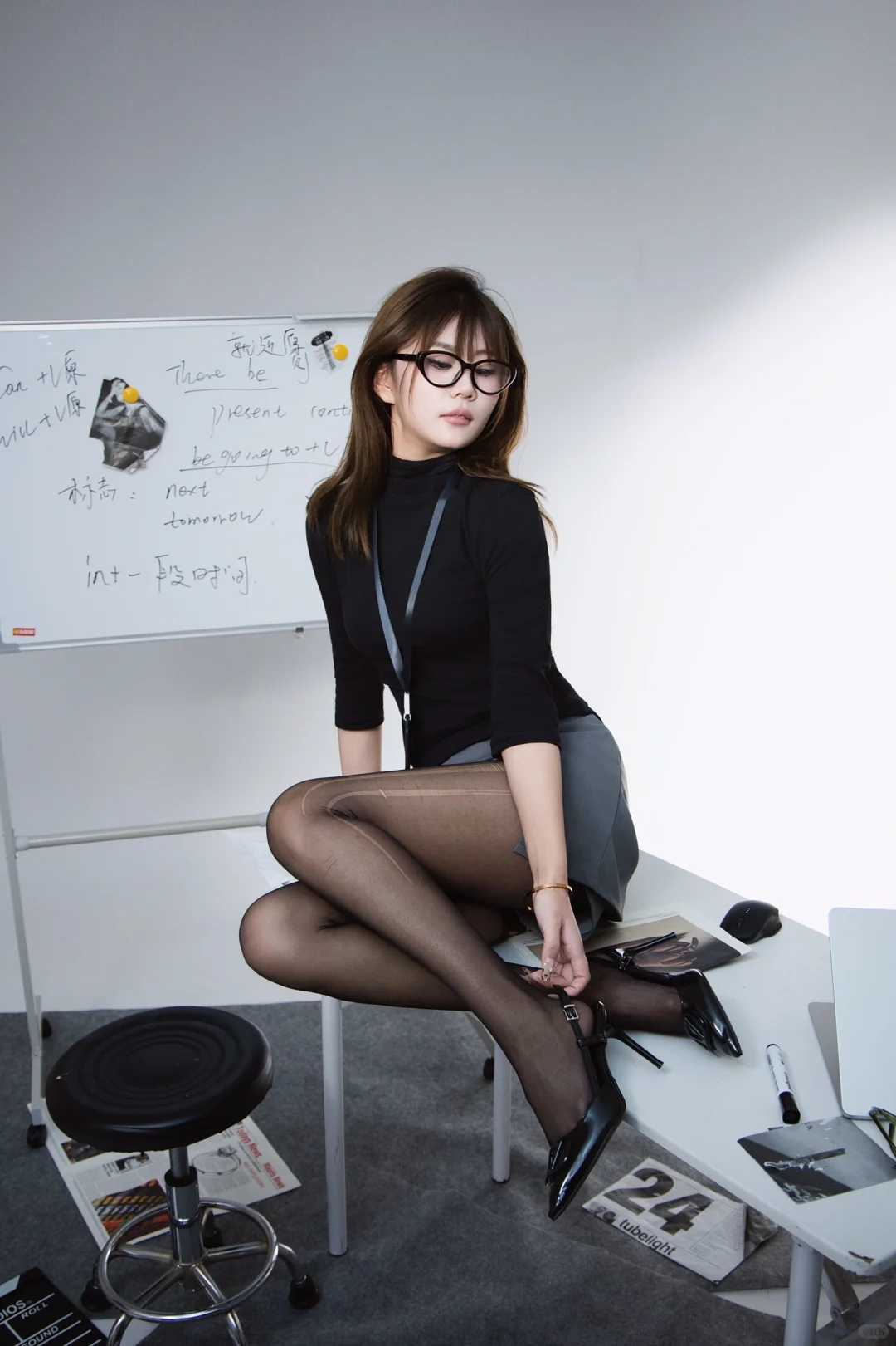 麻辣女教师开课啦👩‍🏫同学请听讲 太喜欢了