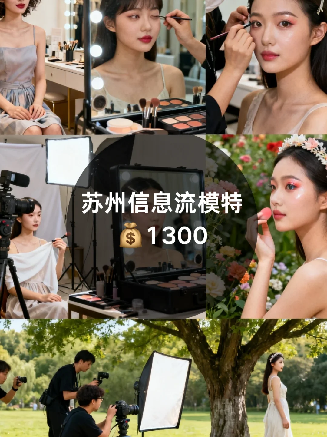 苏州信息流模特1300+来自苏州模特通告群