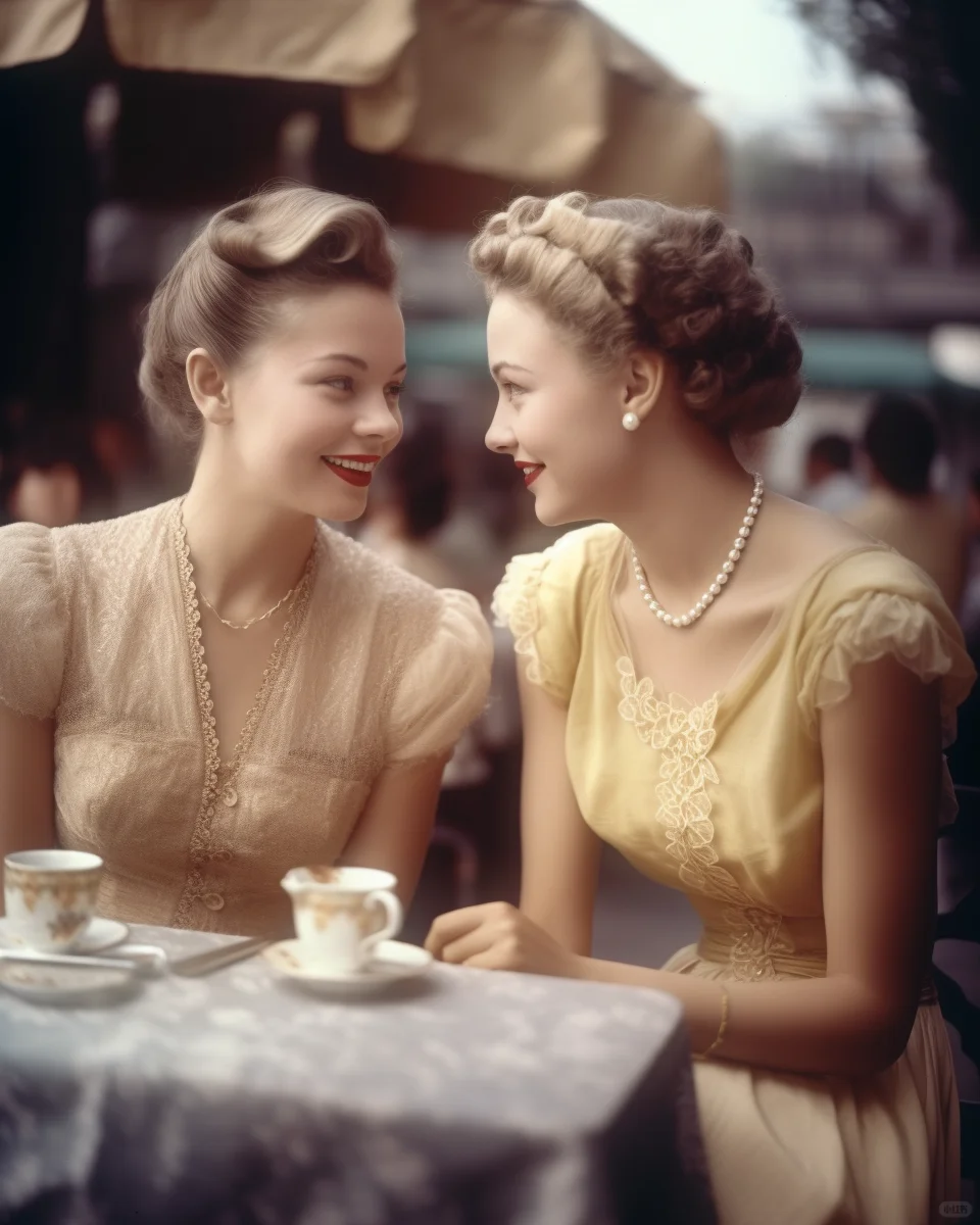 复古时尚，午后时光