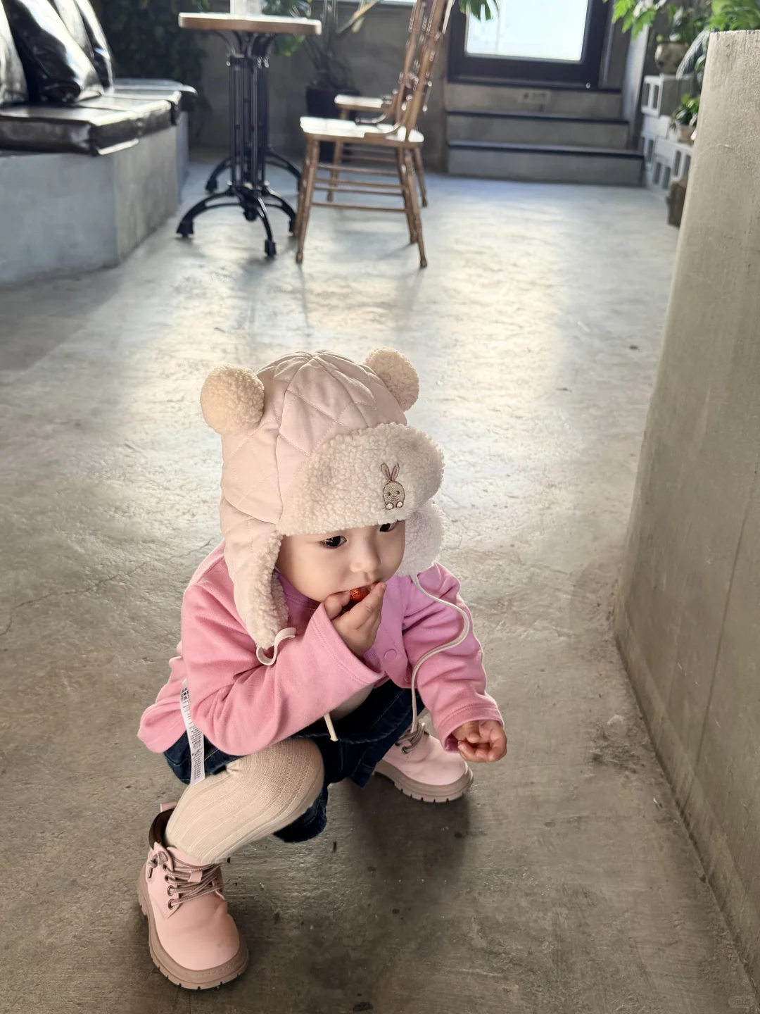 粉色娇嫩 一岁穿正好！