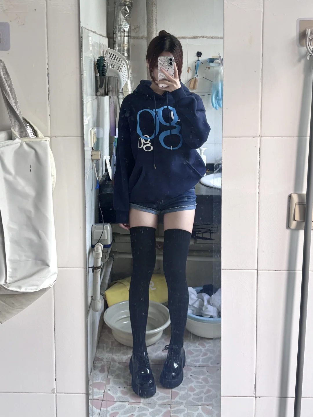 大腿袜也太显腿细了！