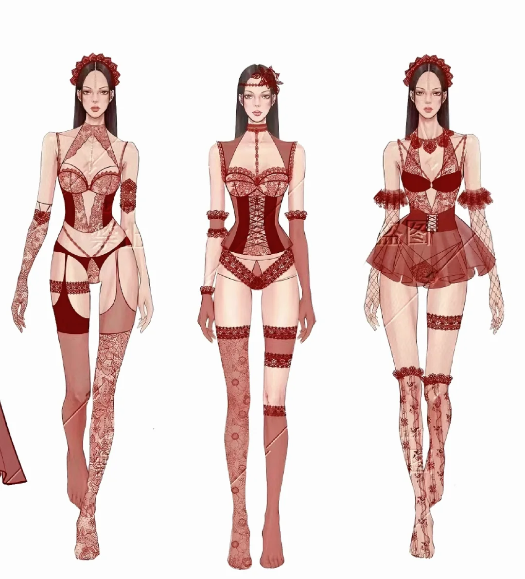 今天是红色系~你pick哪一件