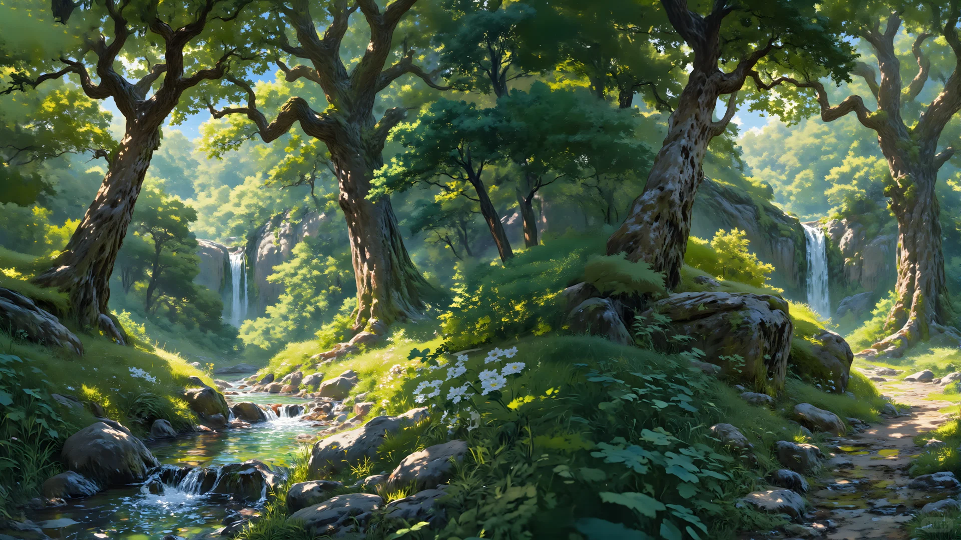 电脑壁纸 017-森林小屋