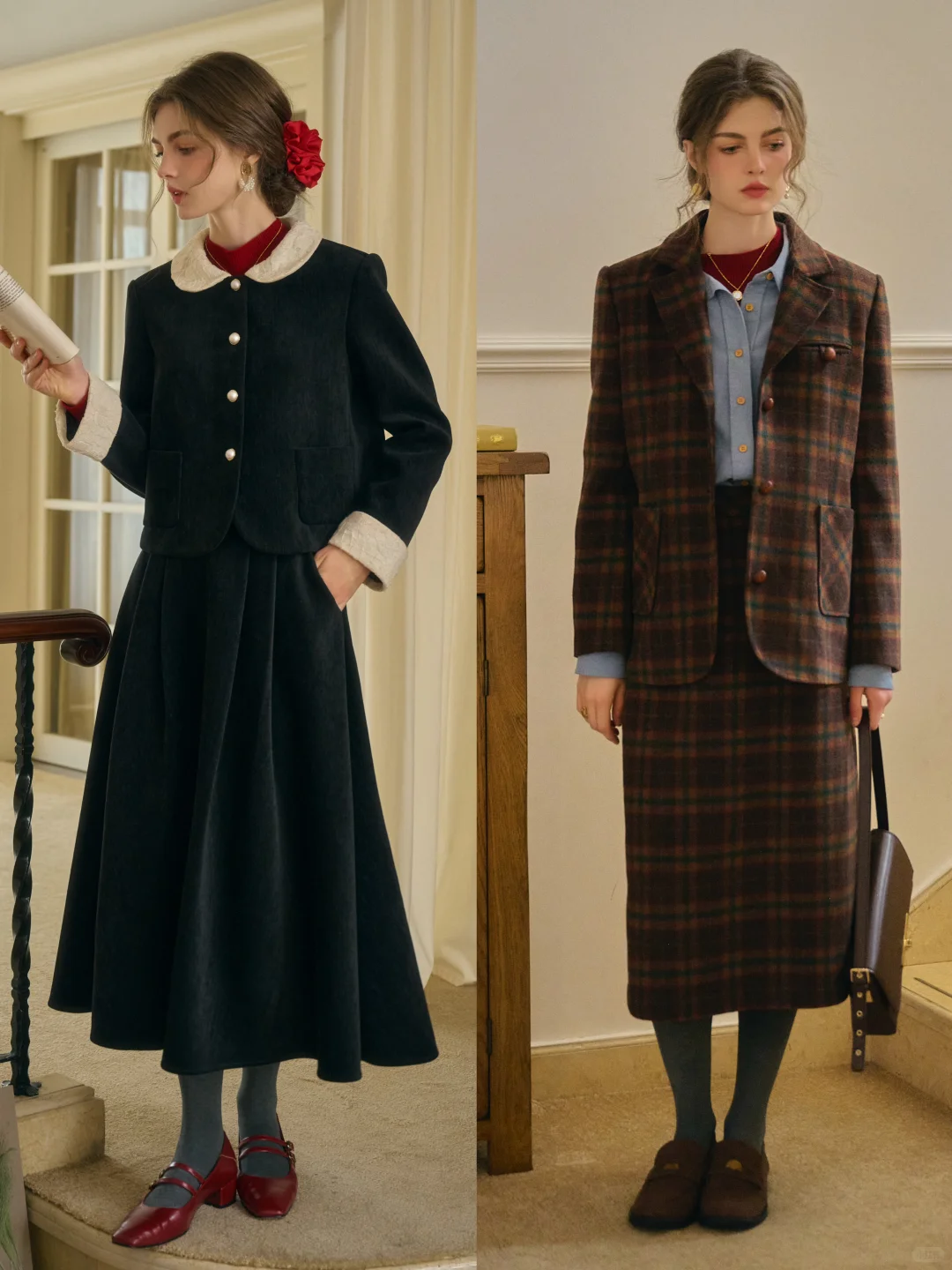 Simple Retro｜法式复古氛围感穿搭