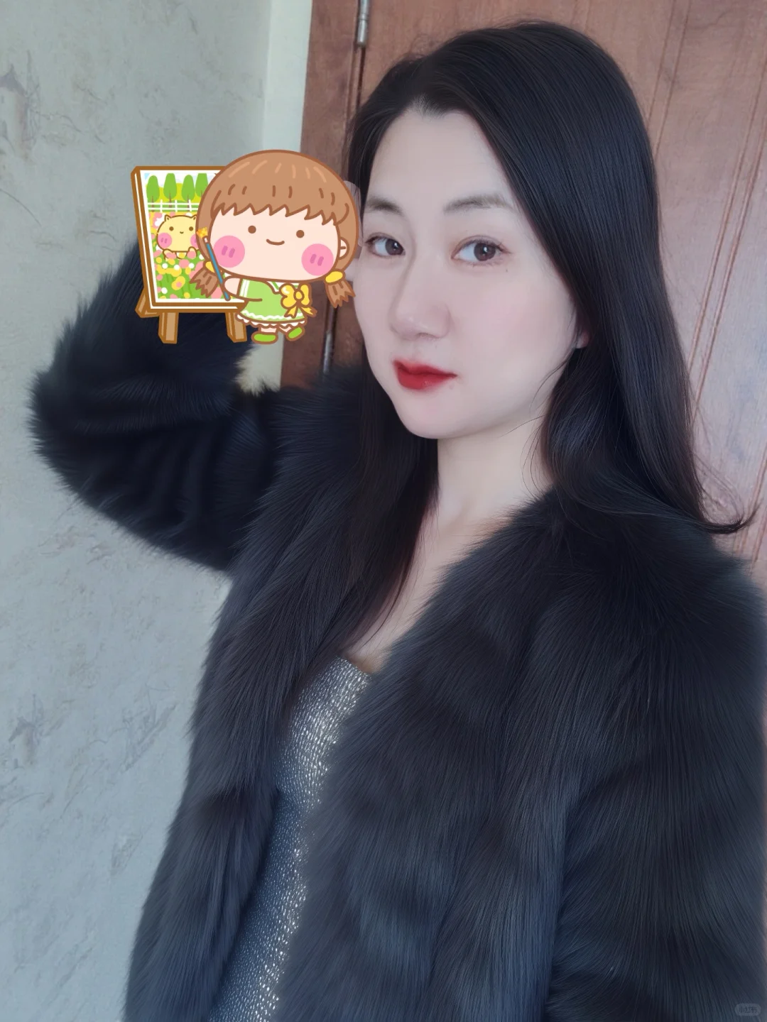 气质黑色系御姐穿搭