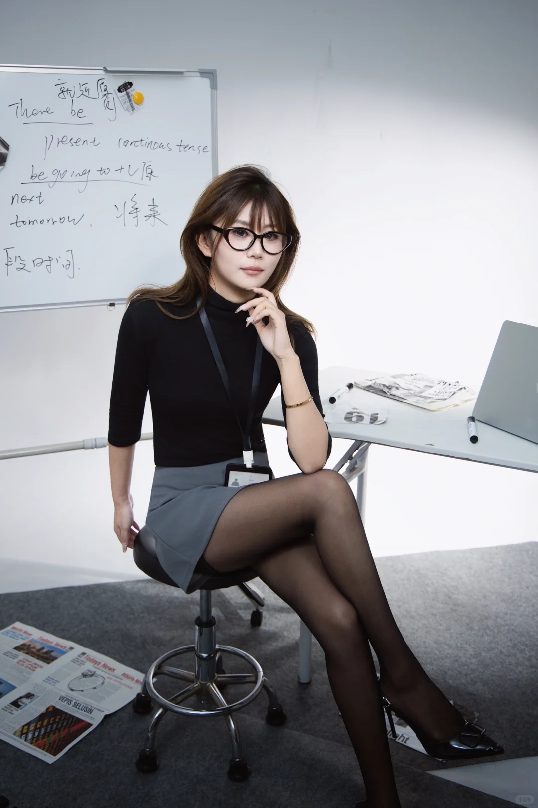 麻辣女教师开课啦👩‍🏫同学请听讲 太喜欢了