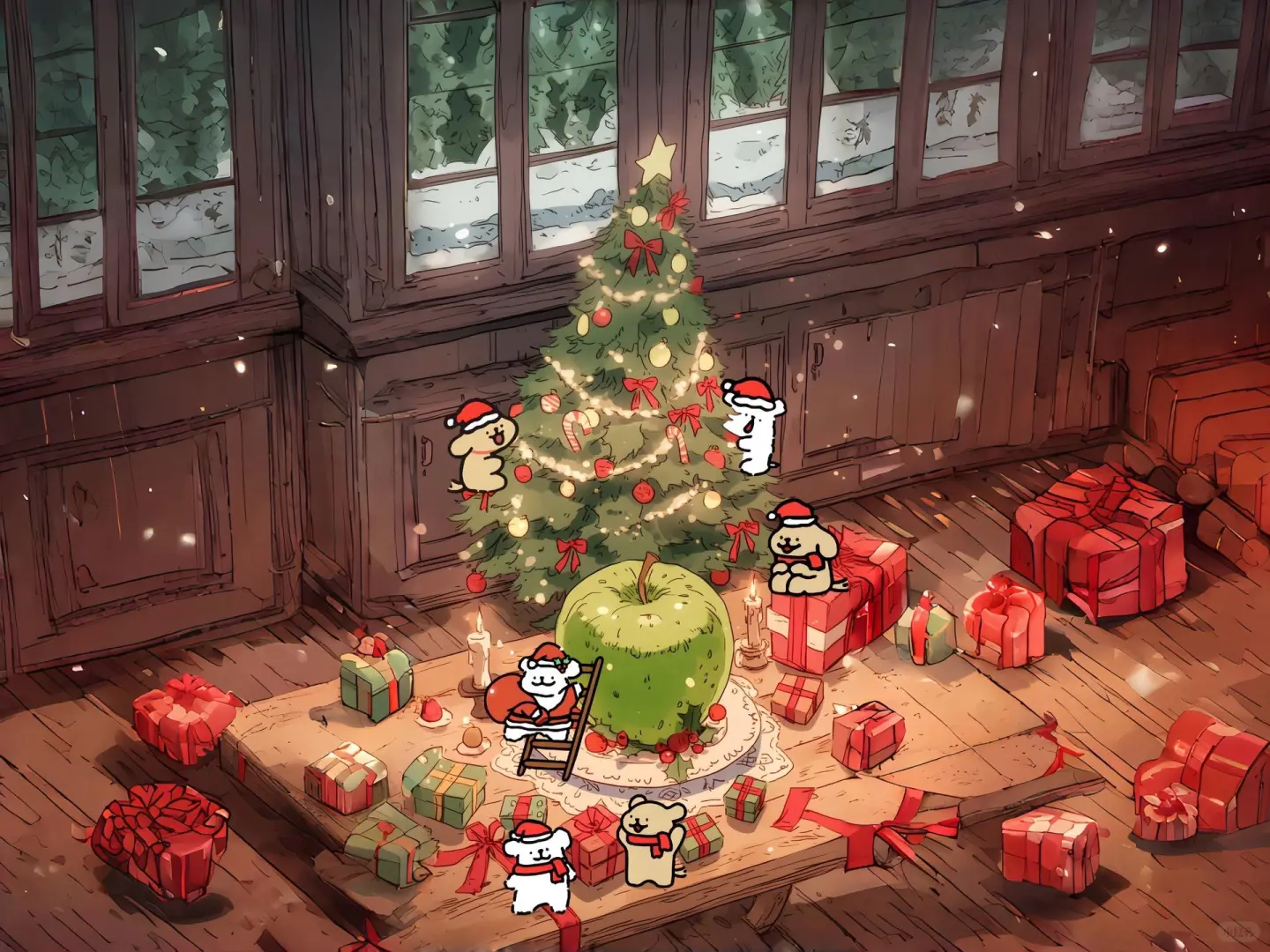 圣诞壁纸系列 | 平板壁纸