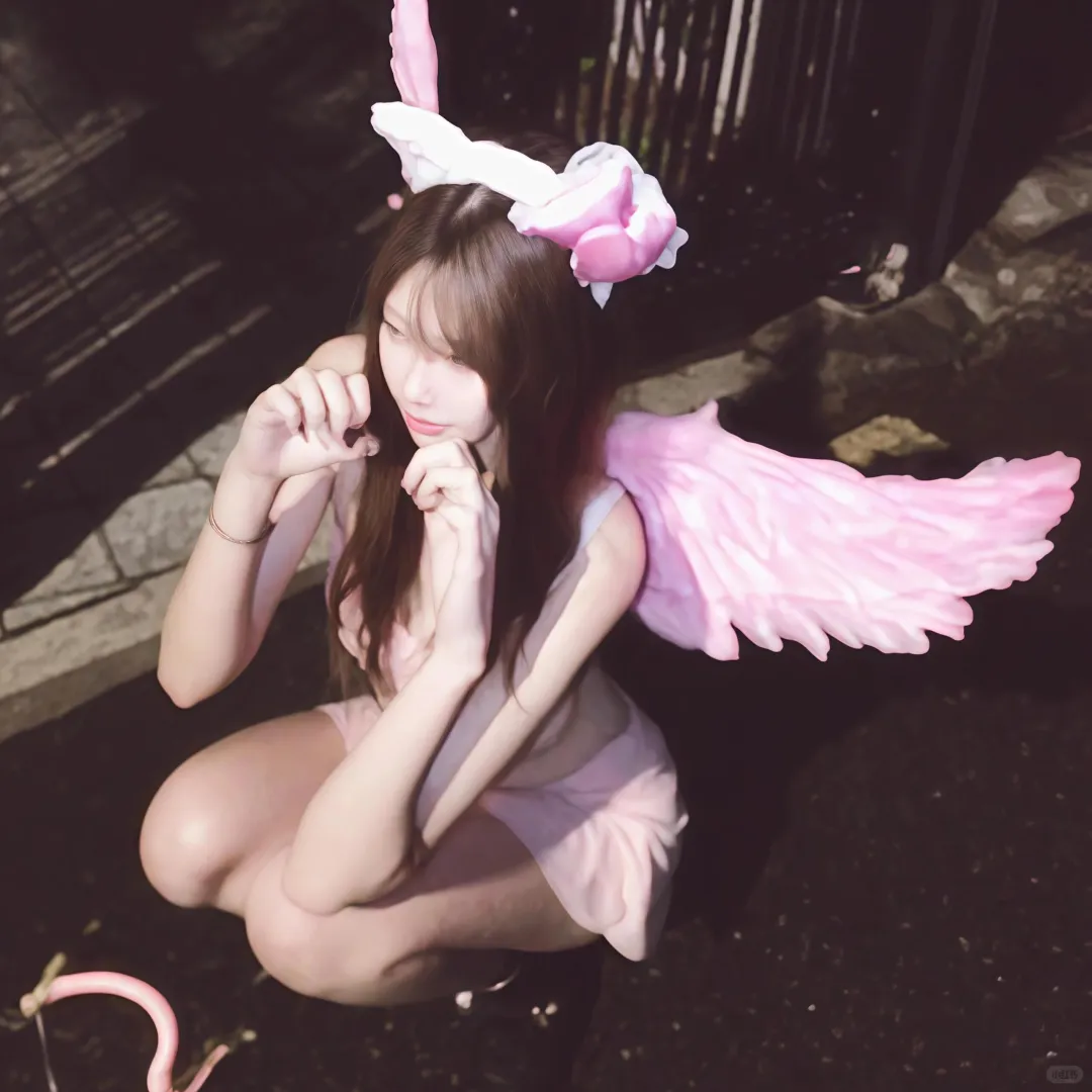 粉粉的天使、高清女头💕