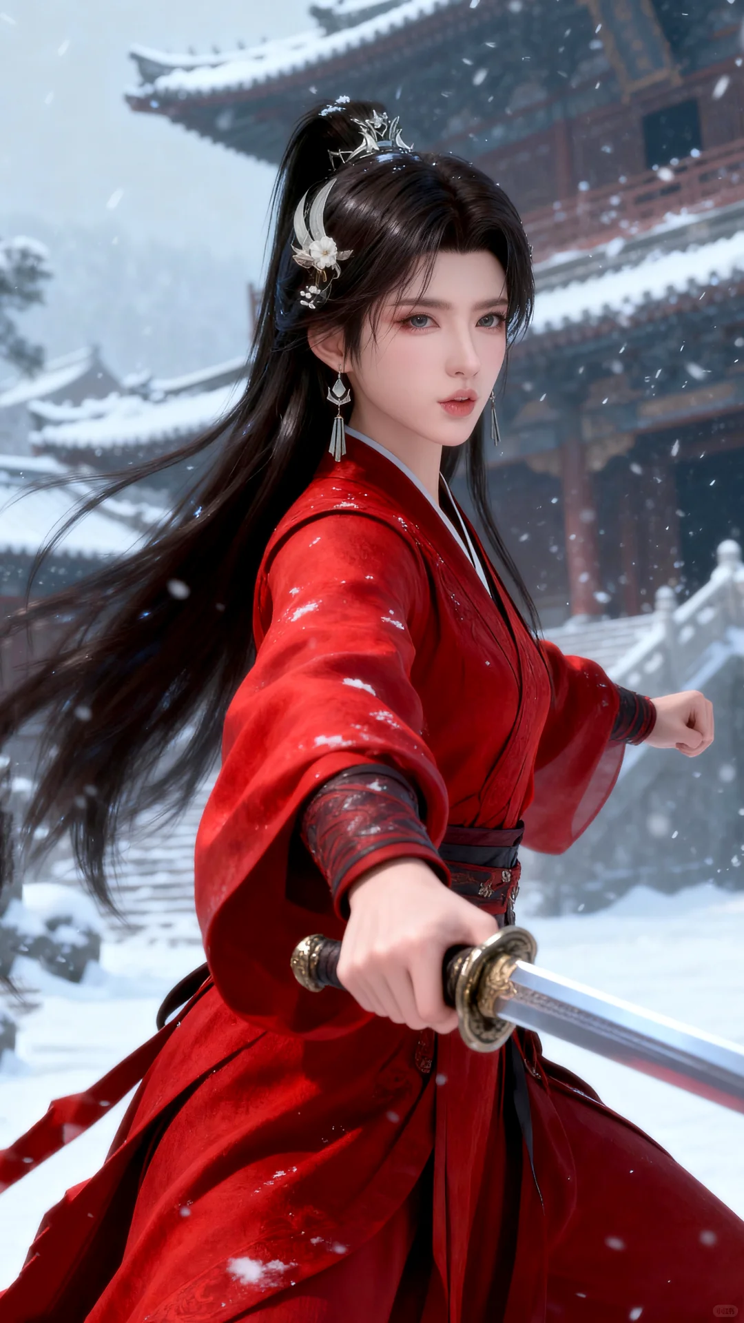 国漫女神｜萧薰儿斗破苍穹AI二次元动漫壁纸