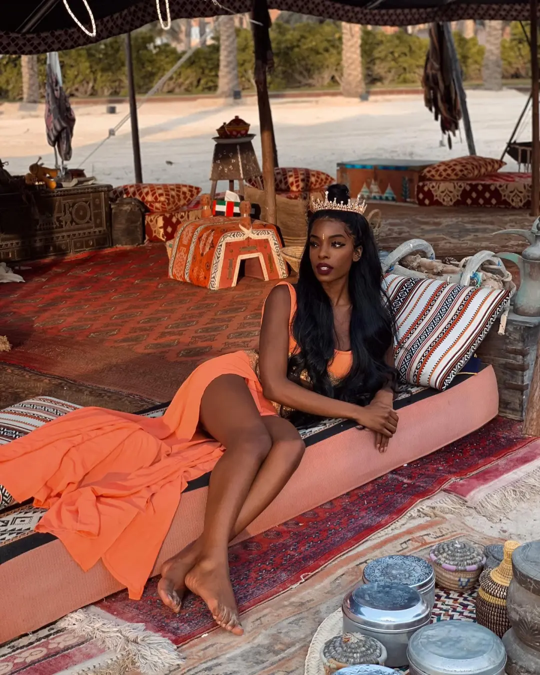 氛围感美女、美式辣妹