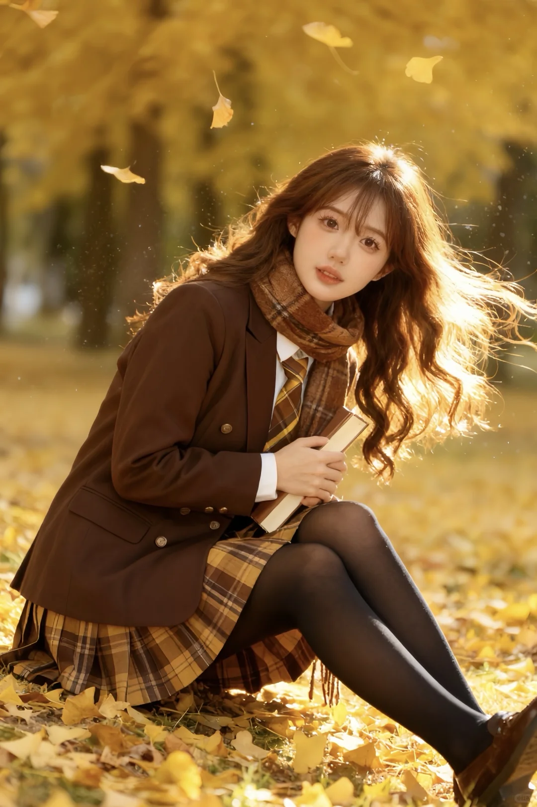 抓住秋天的尾巴🍂jk写真