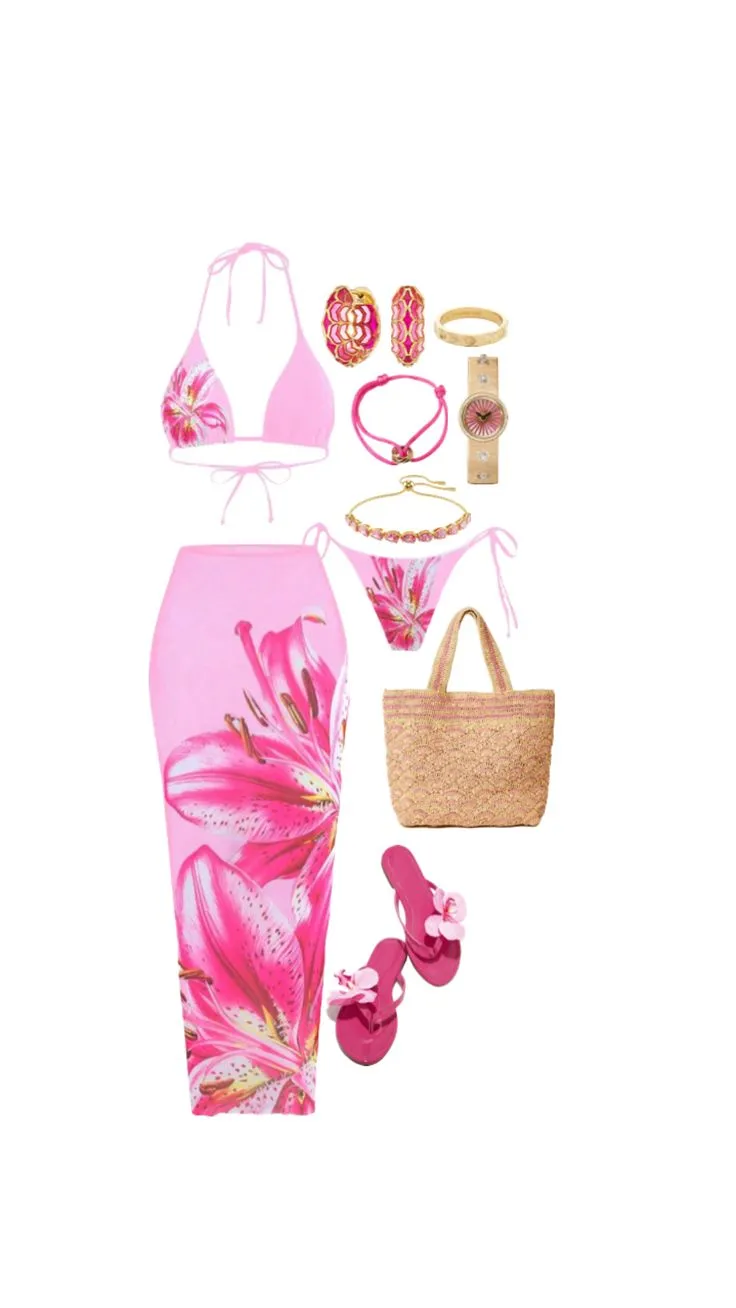 海滩旅游穿搭～🌴🏖️