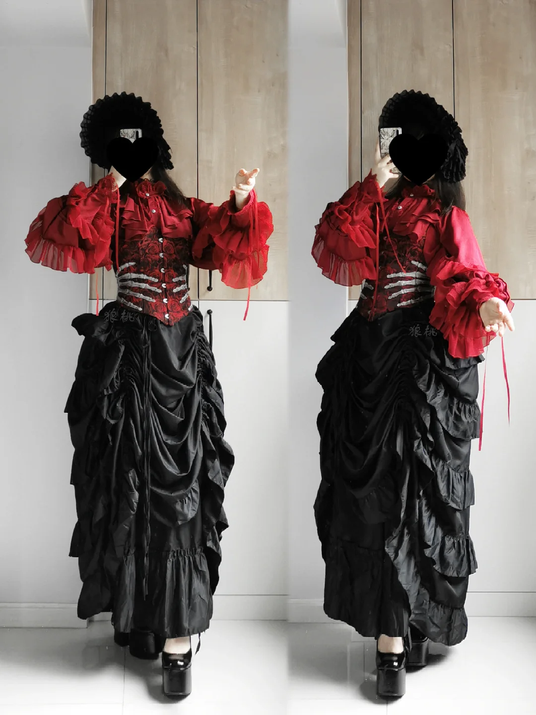 哥特衣橱｜鱼骨胸衣搭配向