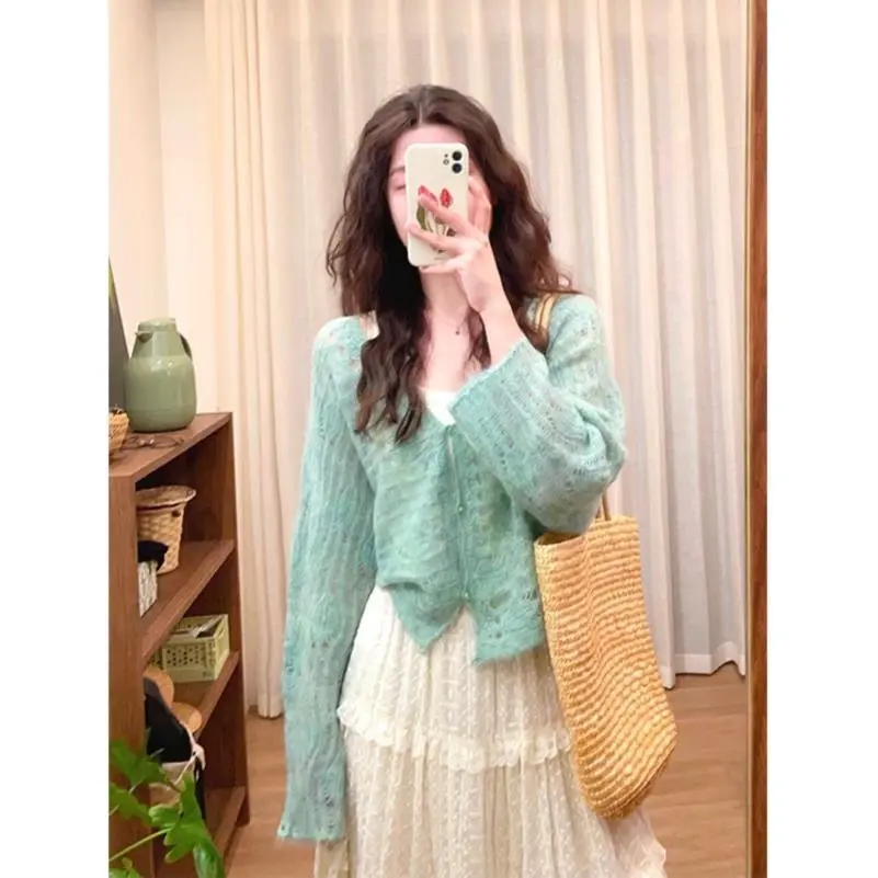 💙法式蓝裙上新啦！通勤穿搭太绝了