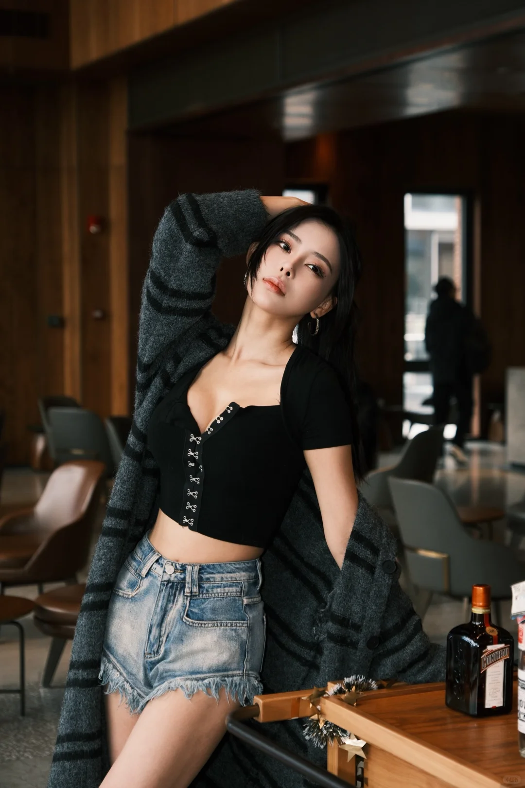 同一组照片拍出御姐风