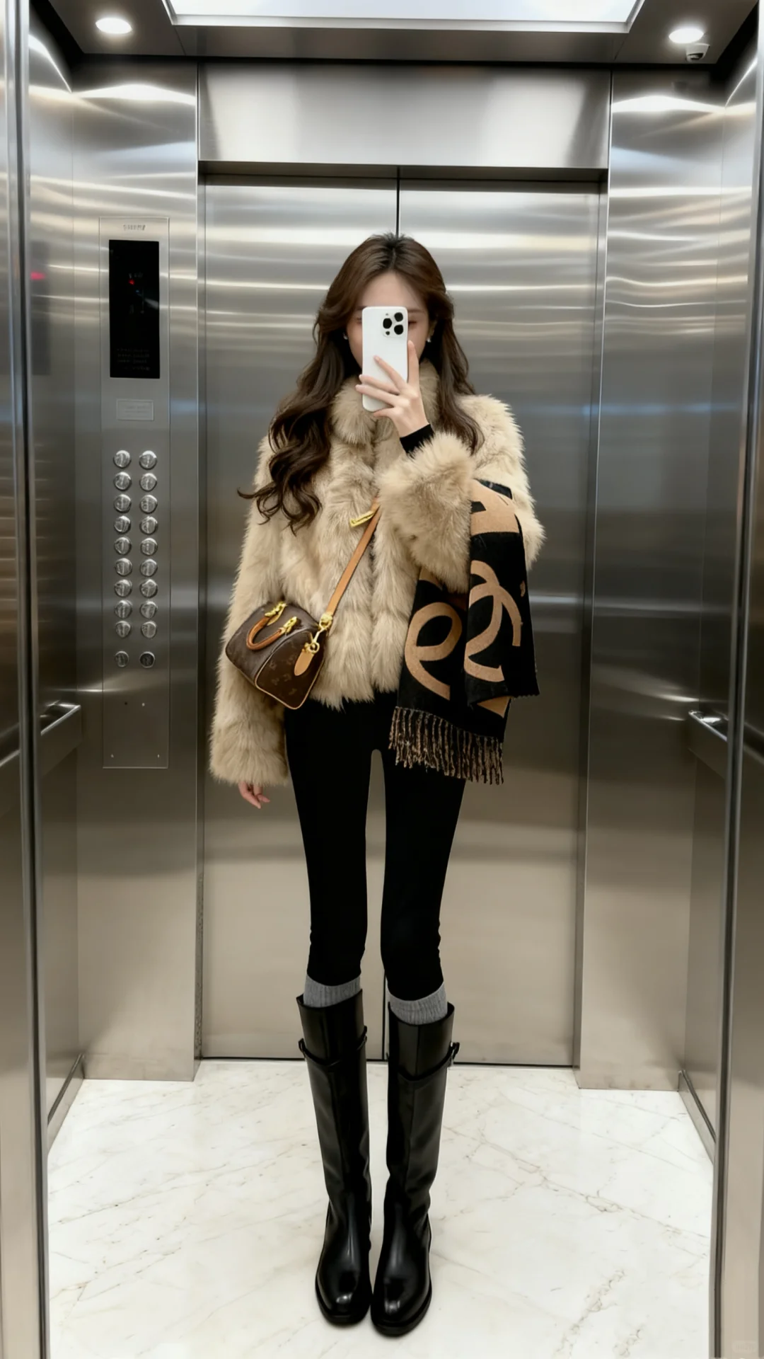 御姐感拉满的冬装look！