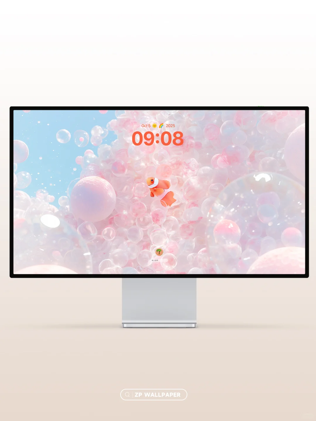 气泡小丑鱼｜高清壁纸｜232