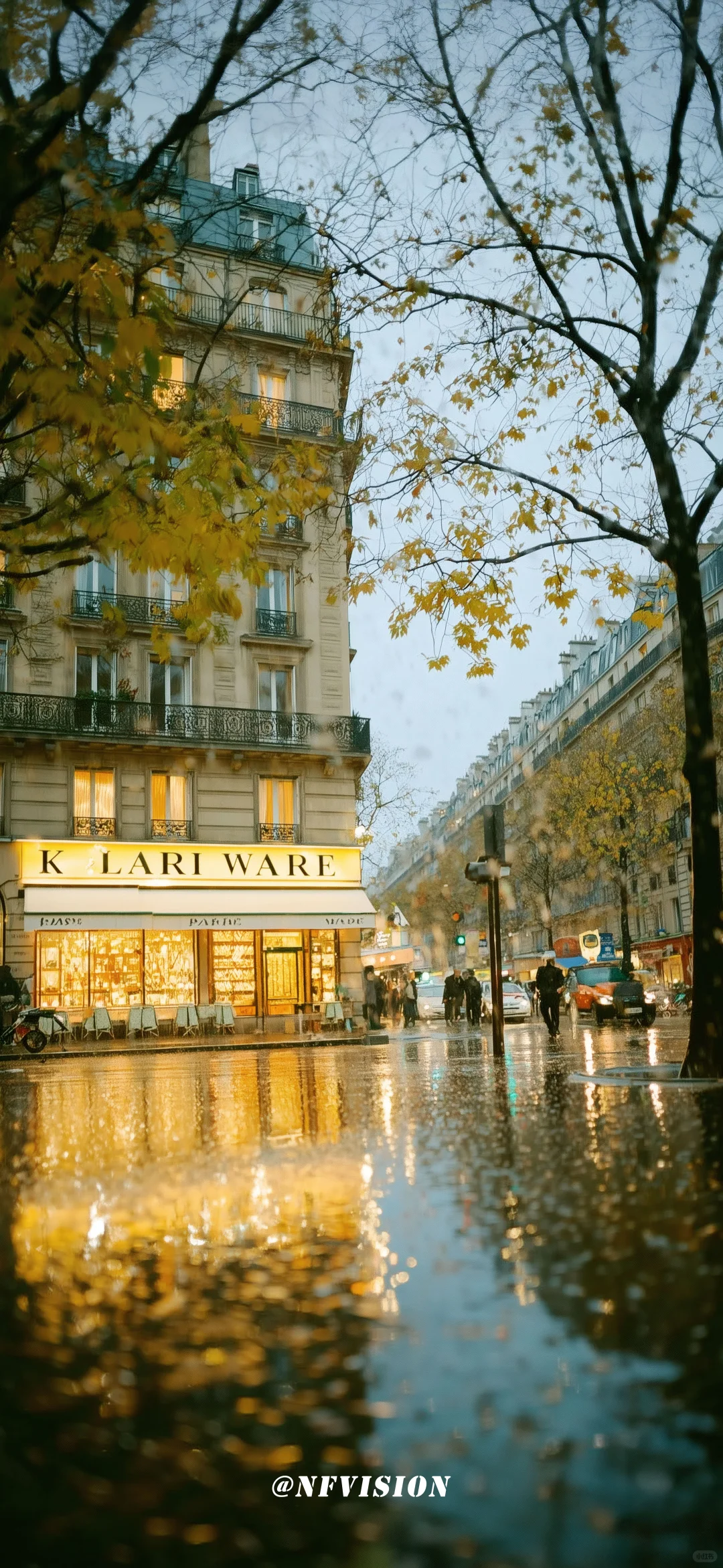 原创壁纸 | 雨日书店