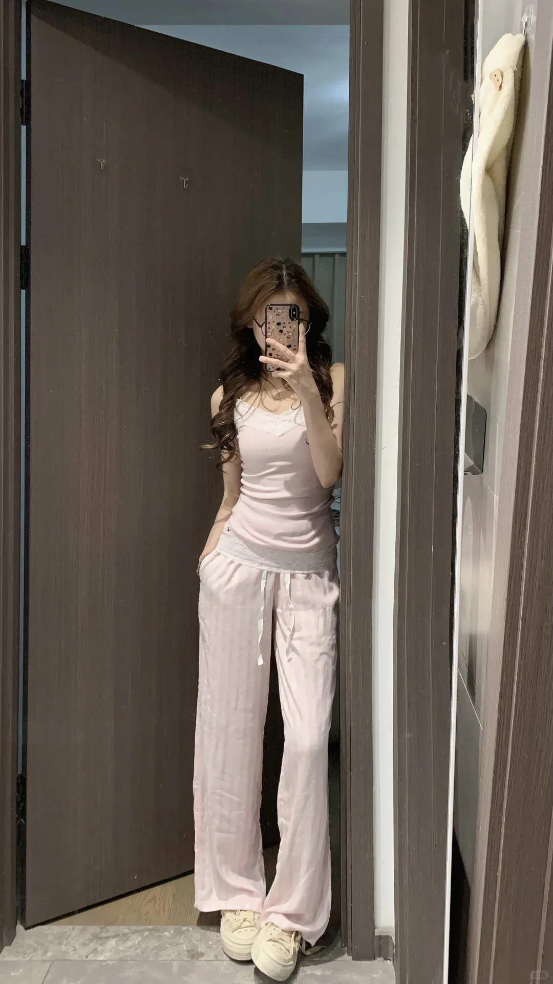 Hollister新款波点裤➕红标蕾丝吊带全色试穿