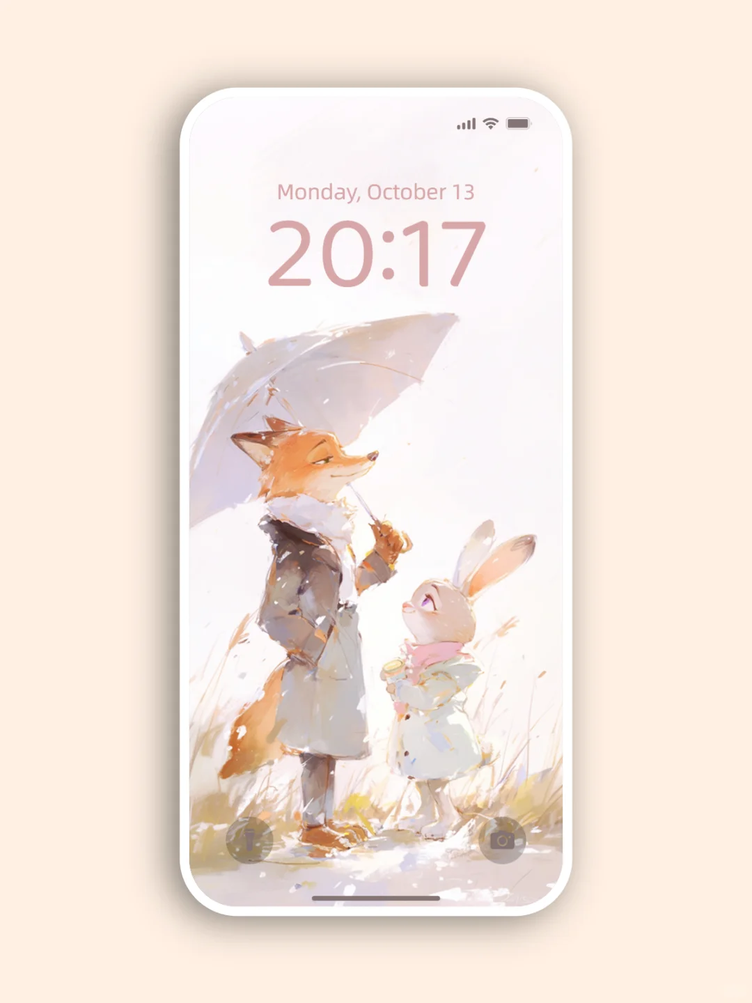 壁纸丨这世间总会有人愿意为你撑起一把伞