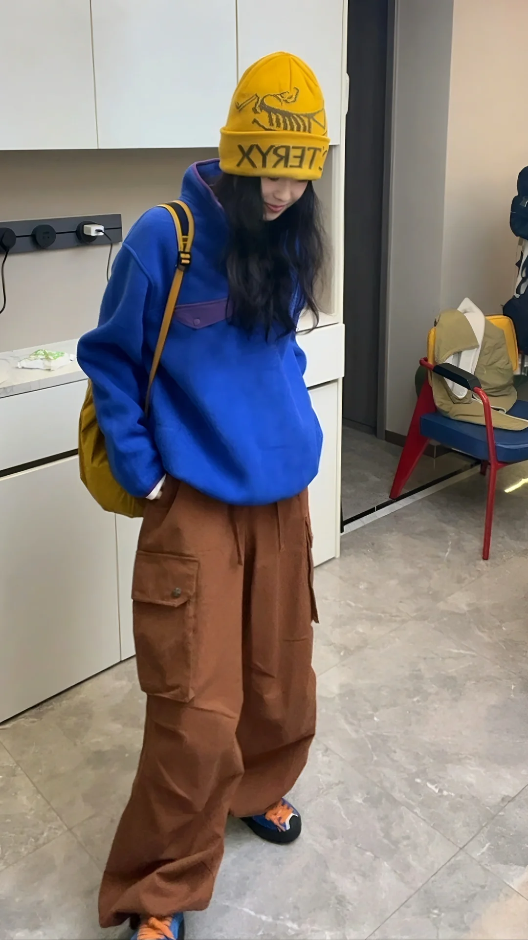 蓝紫配色的秋天真的好舒服🍂