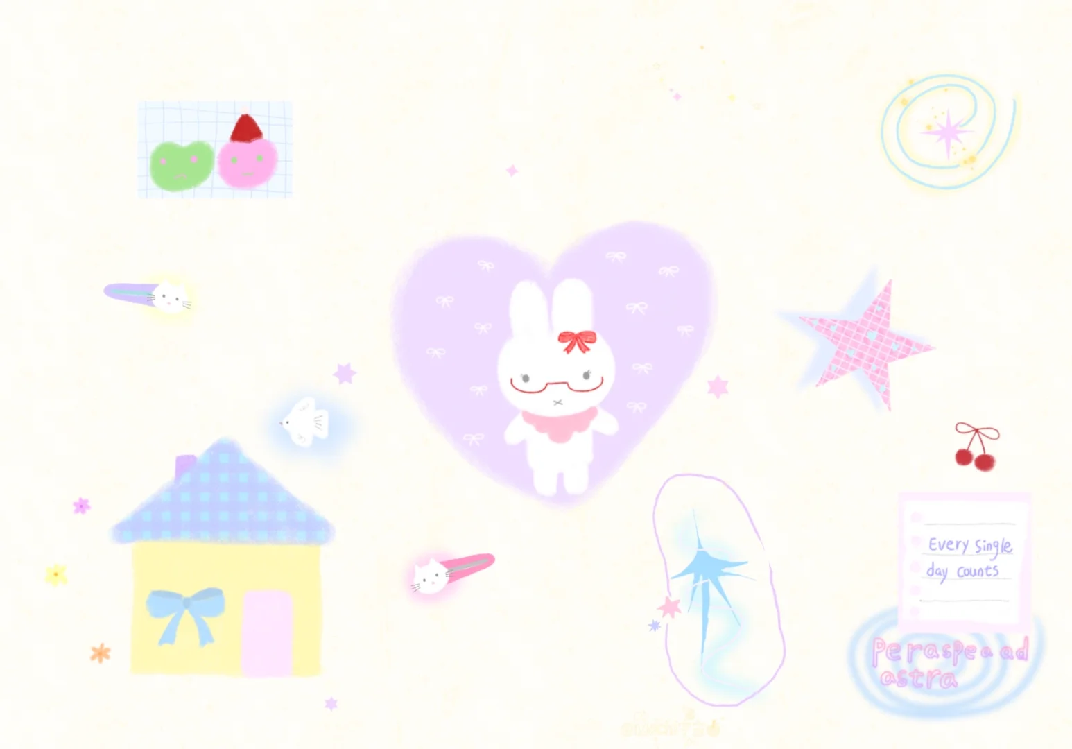 Share｜本期是Miffy米菲的横屏壁纸啦～