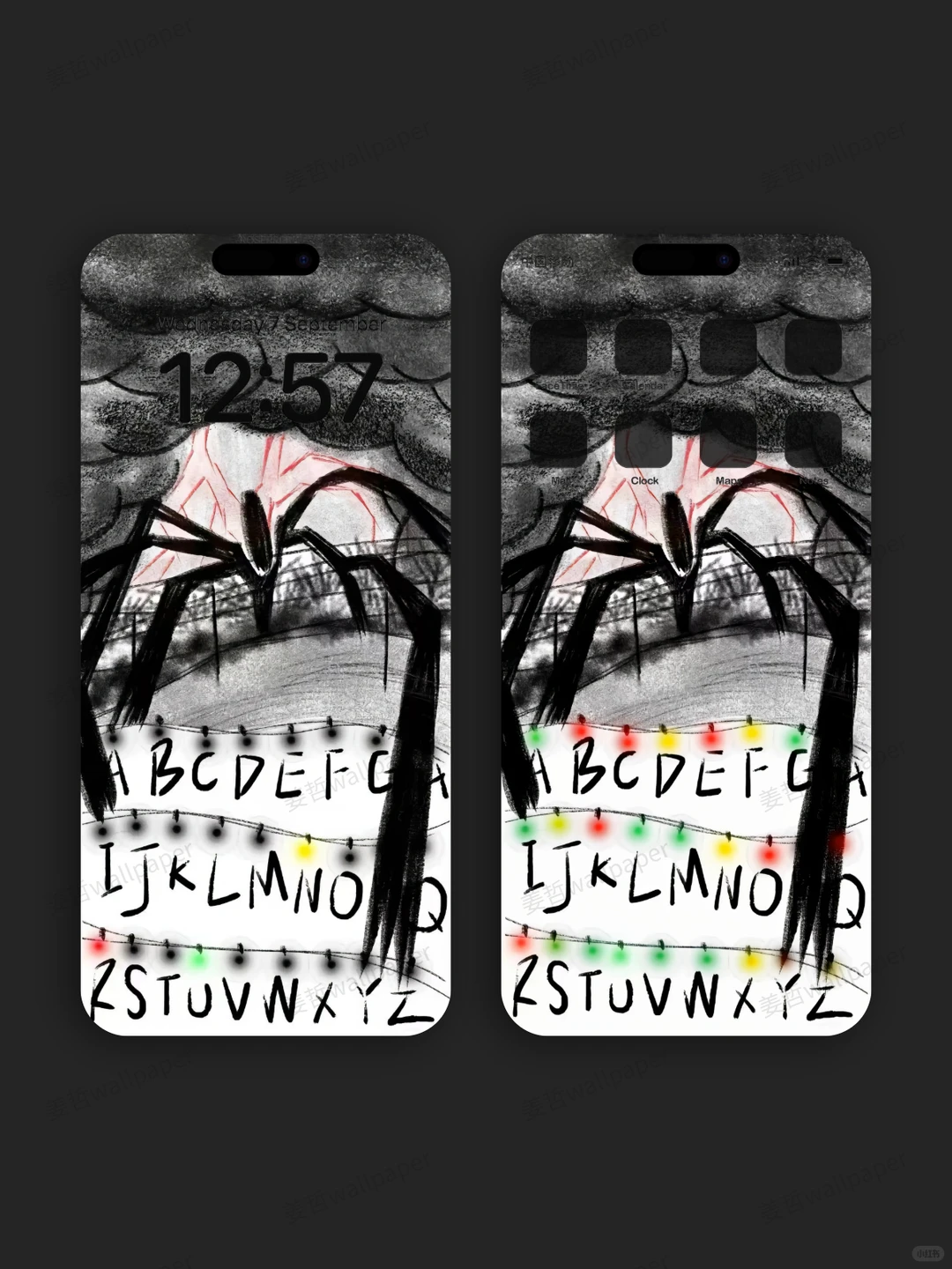 371｜创意动态壁纸 《怪奇物语》的字母灯