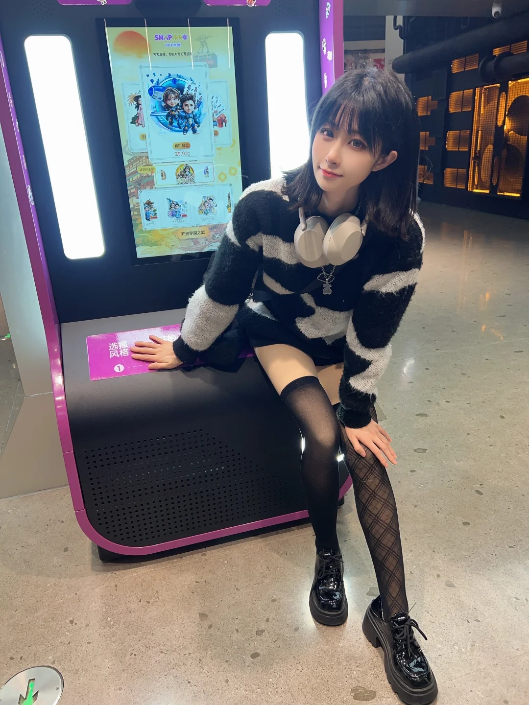 有人说长筒袜和我很配，本少女采纳啦