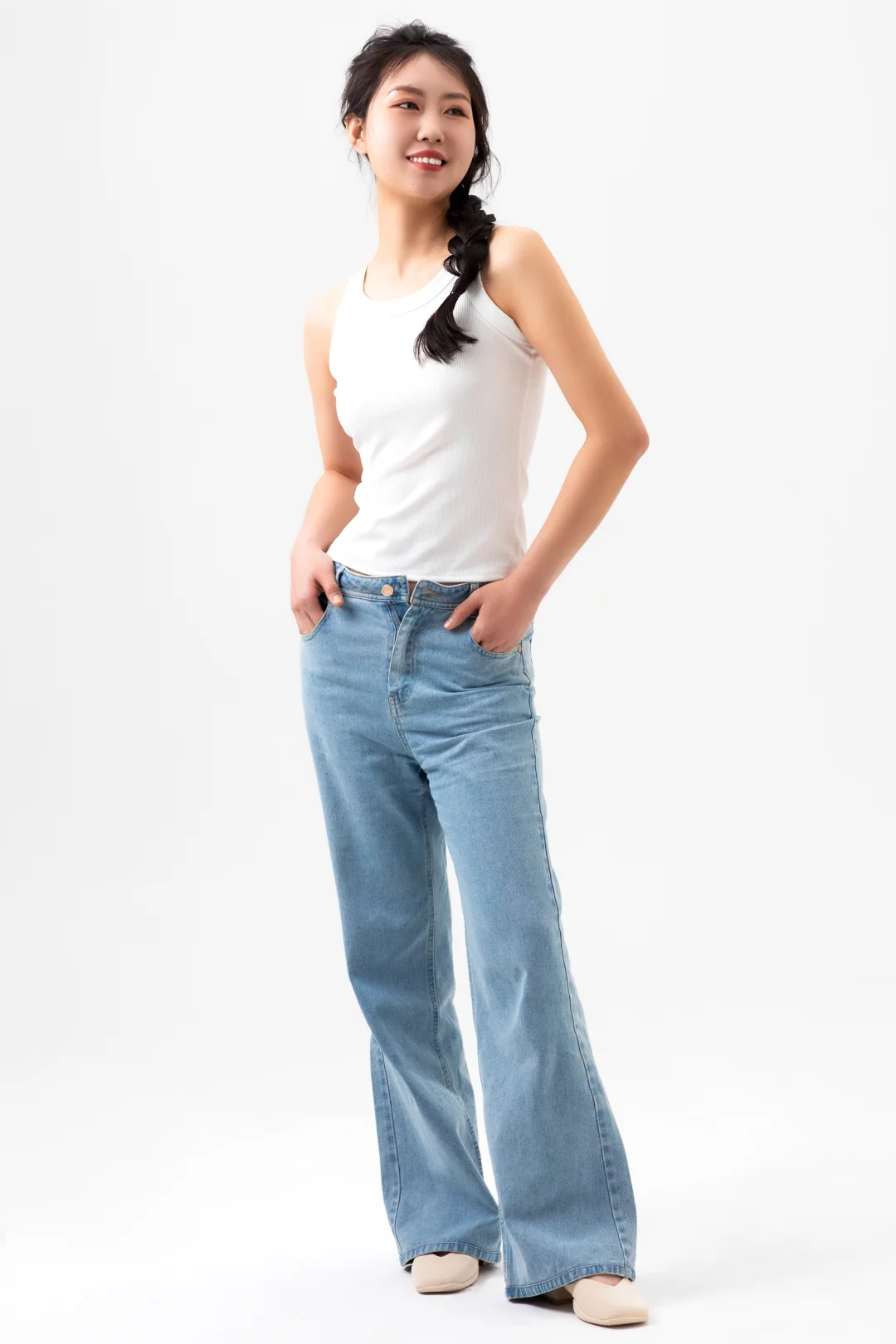 淡颜韩系清透感写真 简单松弛