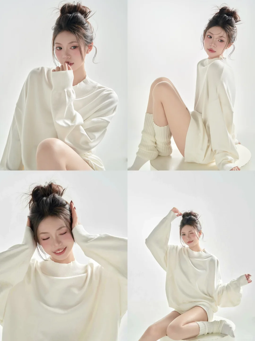 📸 模特写真日｜在纯白世界里做一天温柔本身