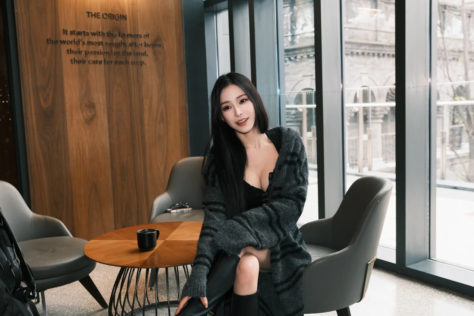 同一组照片拍出御姐风